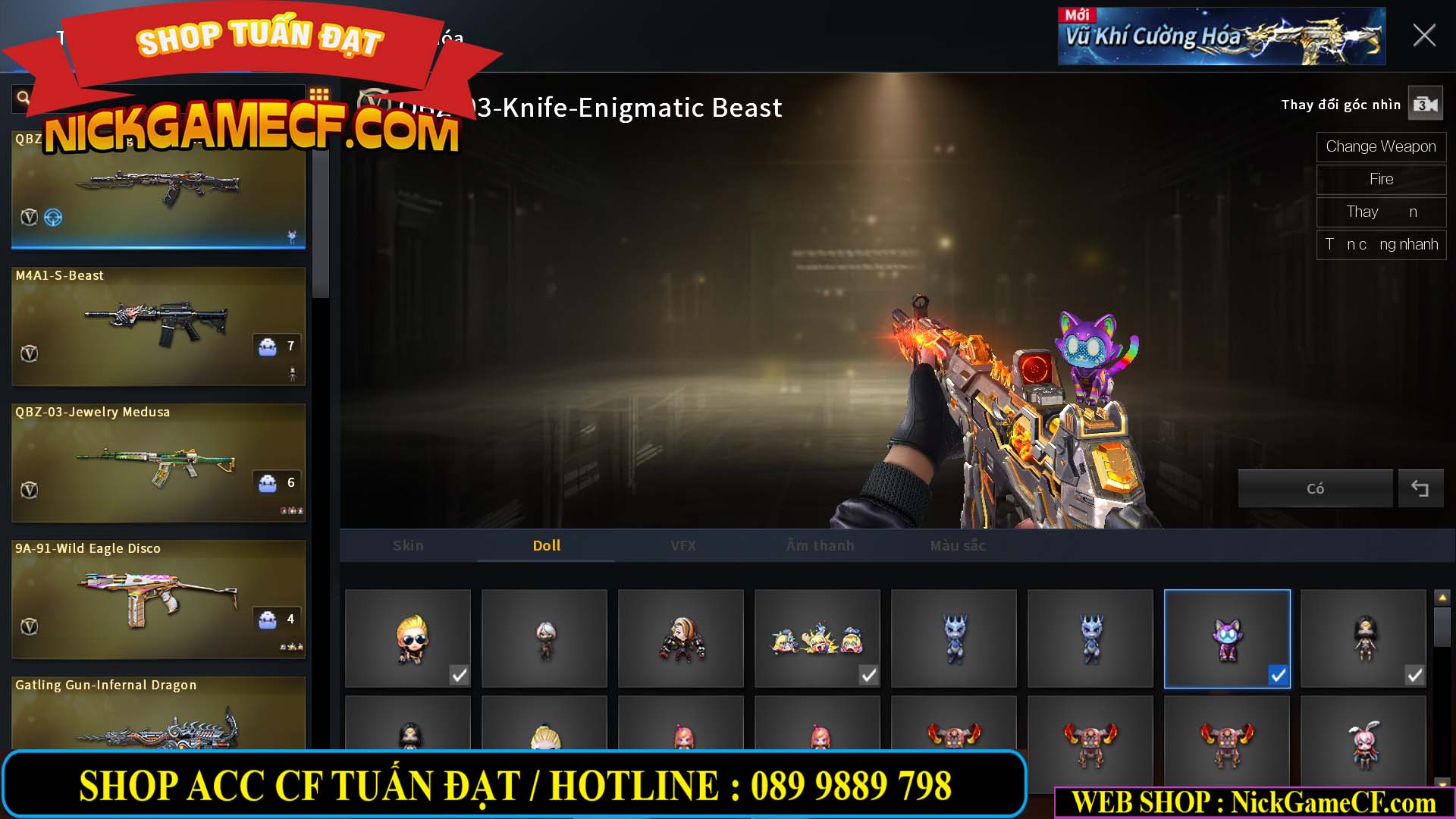 MÃ CF14957 - GIÁ : 2250K - SIÊU XINH - 18 VIP - VIP4