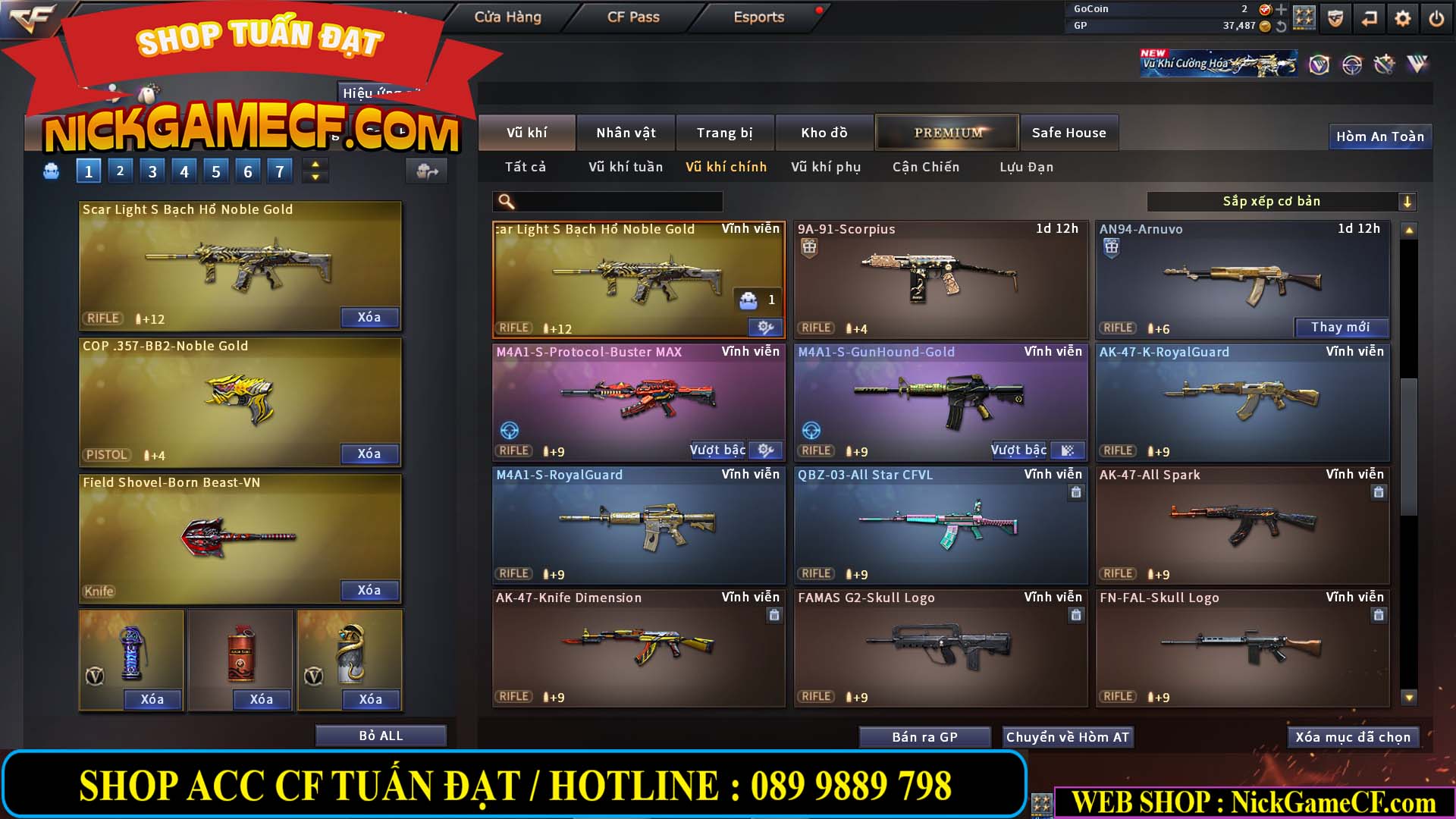 MÃ CF14957 - GIÁ : 2250K - SIÊU XINH - 18 VIP - VIP4