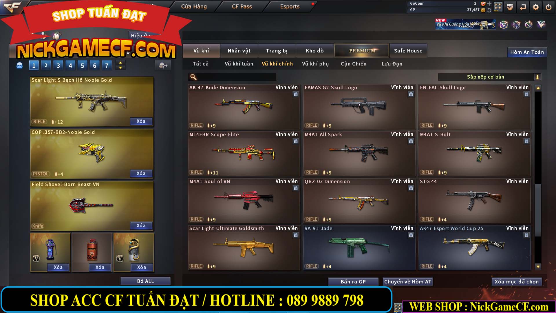 MÃ CF14957 - GIÁ : 2250K - SIÊU XINH - 18 VIP - VIP4