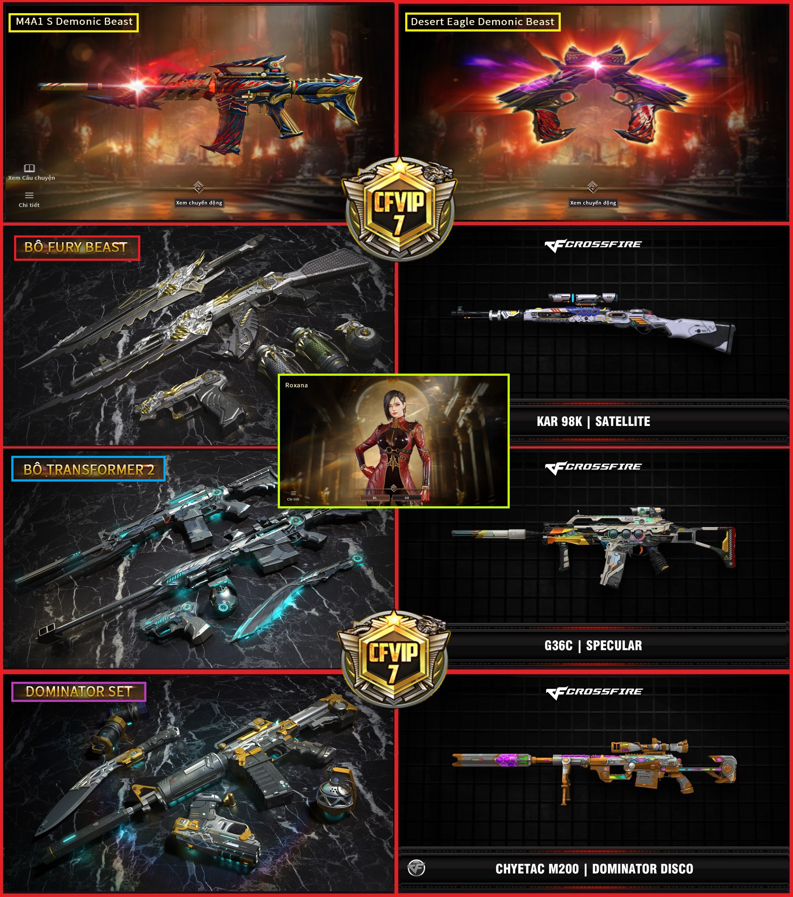 MÃ CF14958 - GIÁ : 8999K - CHIẾN C4 - AI - ZOM THỦ - 61 VIP - VIP7