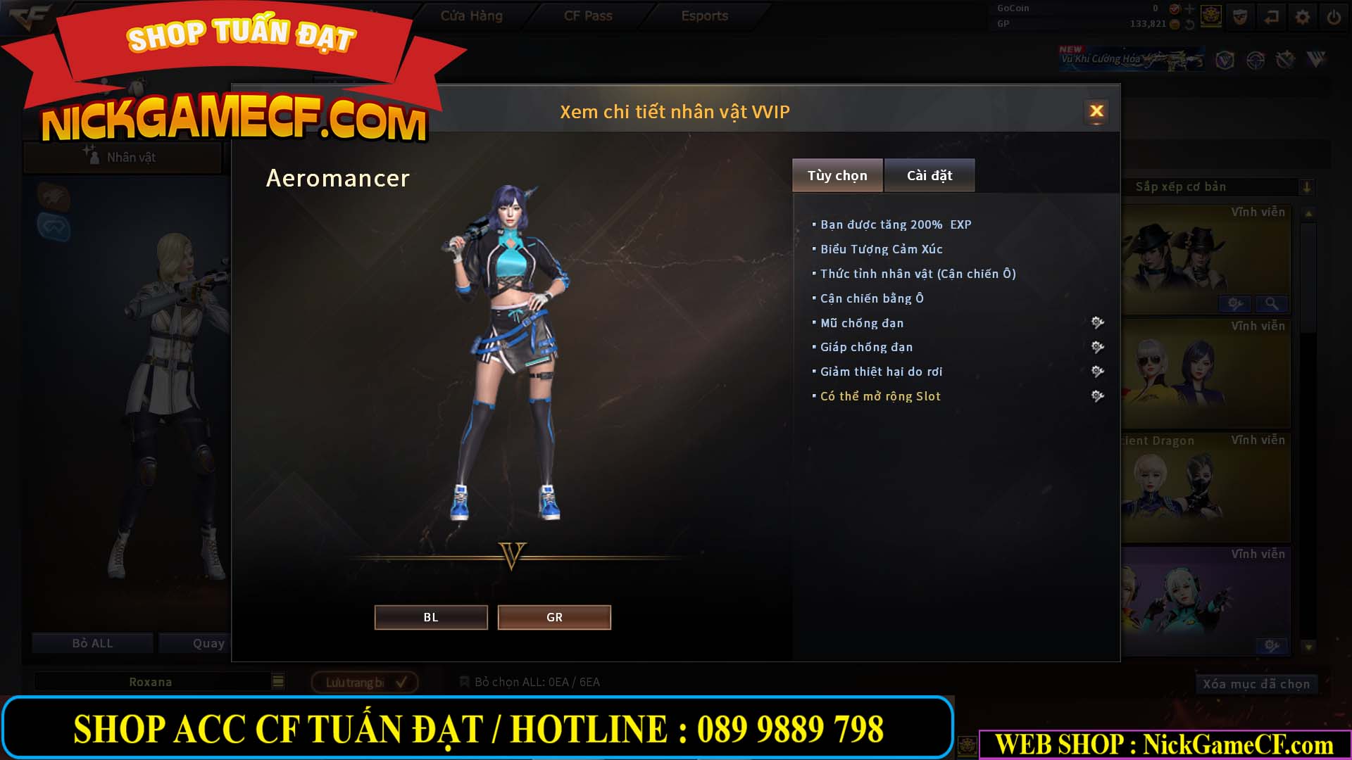 MÃ CF14958 - GIÁ : 8999K - CHIẾN C4 - AI - ZOM THỦ - 61 VIP - VIP7