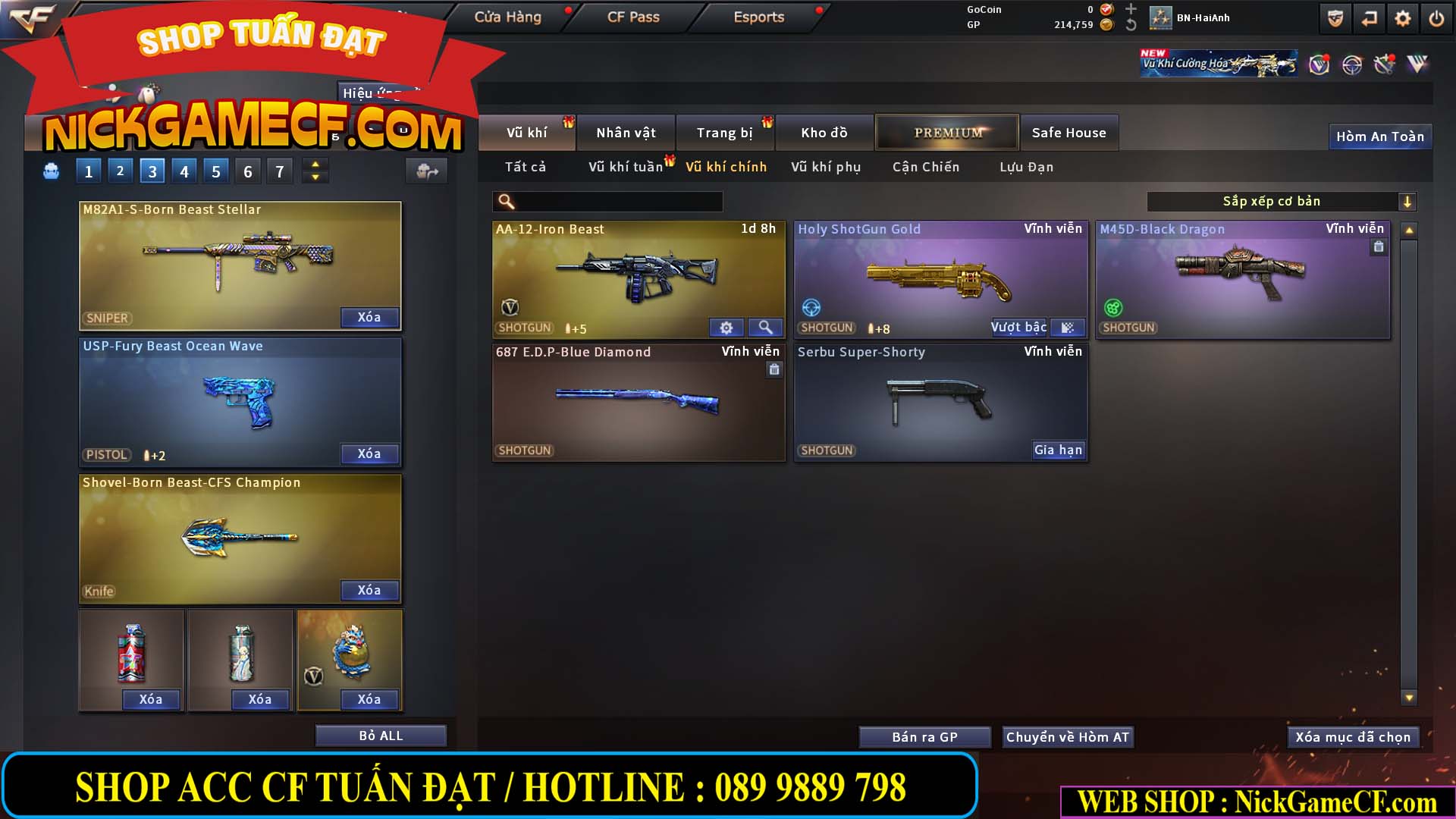 MÃ CF14960 - GIÁ : 2999K - CHIẾN ZOM SIÊU CUTE - GẦN VIP5