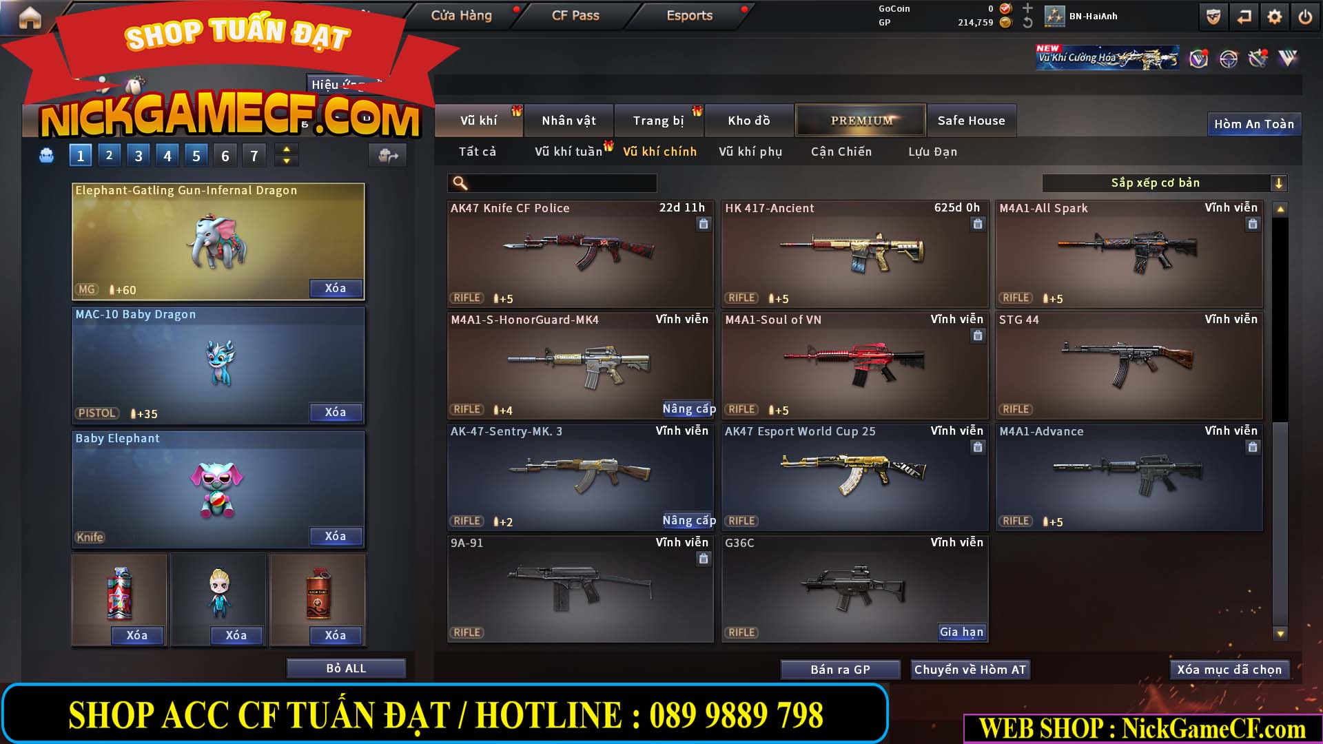 MÃ CF14960 - GIÁ : 2999K - CHIẾN ZOM SIÊU CUTE - GẦN VIP5