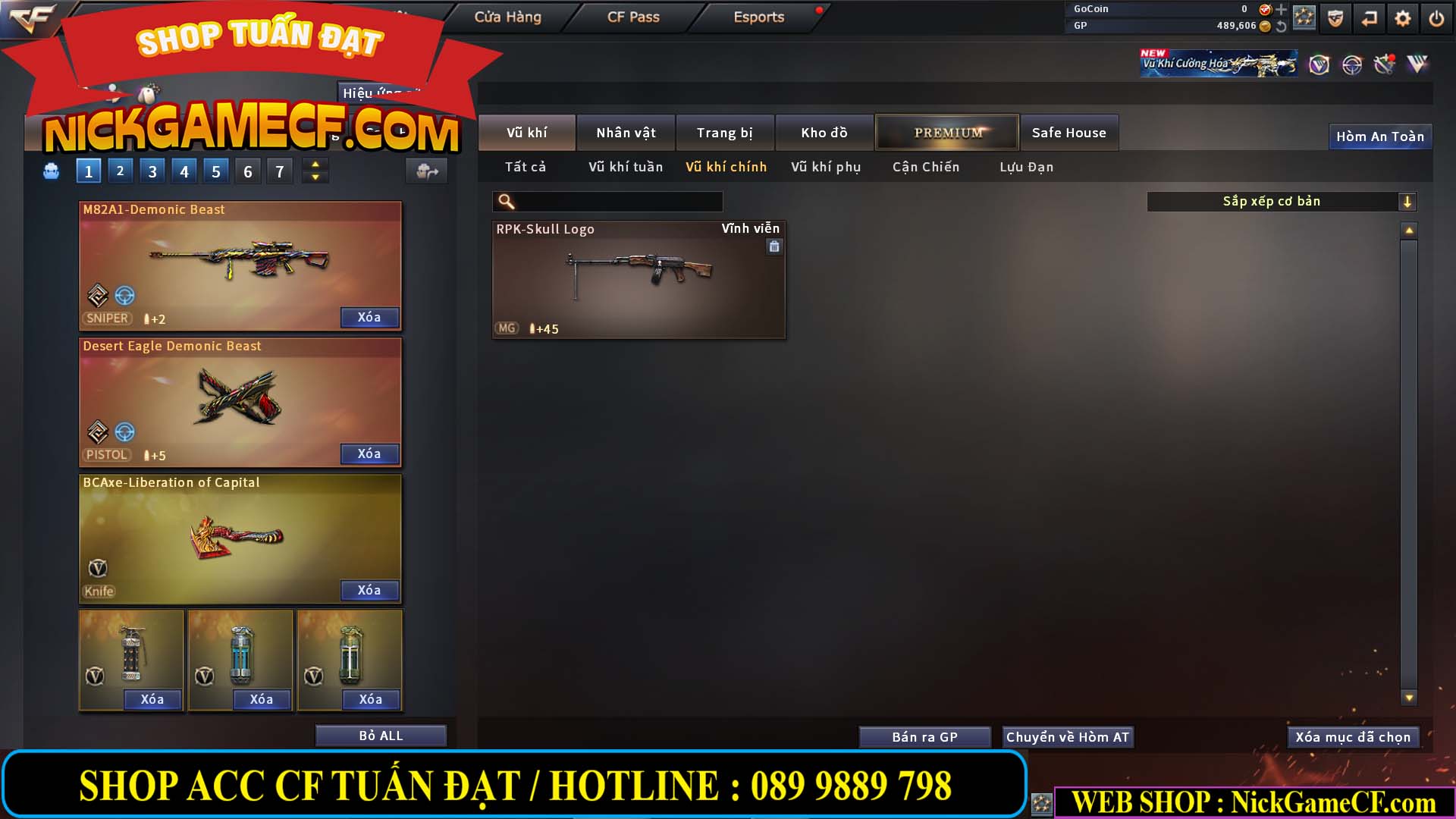 MÃ CF14962 - GIÁ : 2999K - CHIẾN C4 SIÊU XINH - 23 VIP - VIP5