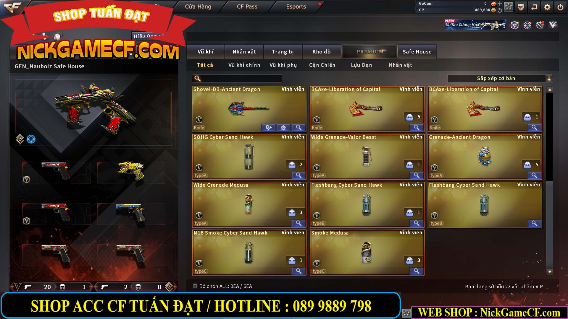 MÃ CF14962 - GIÁ : 2999K - CHIẾN C4 SIÊU XINH - 23 VIP - VIP5