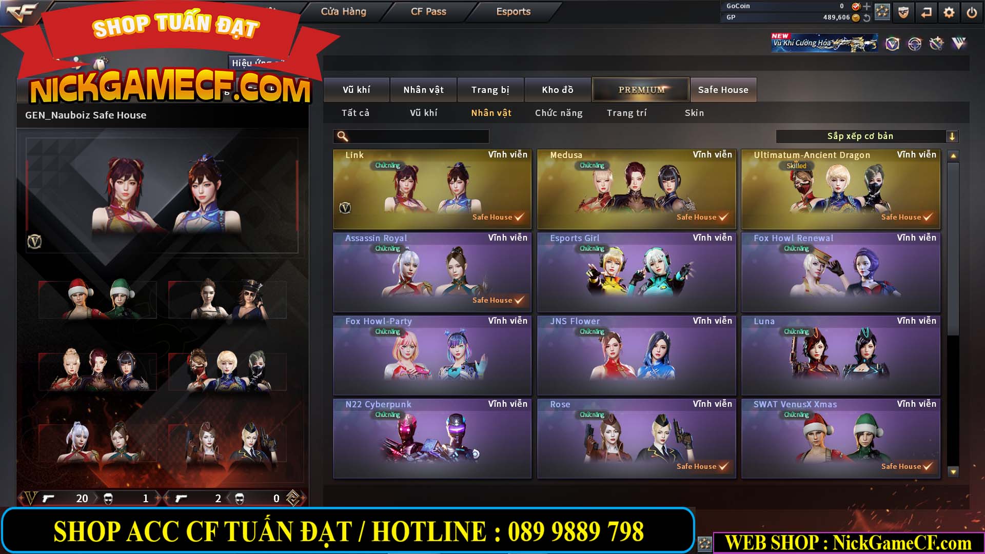 MÃ CF14962 - GIÁ : 2999K - CHIẾN C4 SIÊU XINH - 23 VIP - VIP5