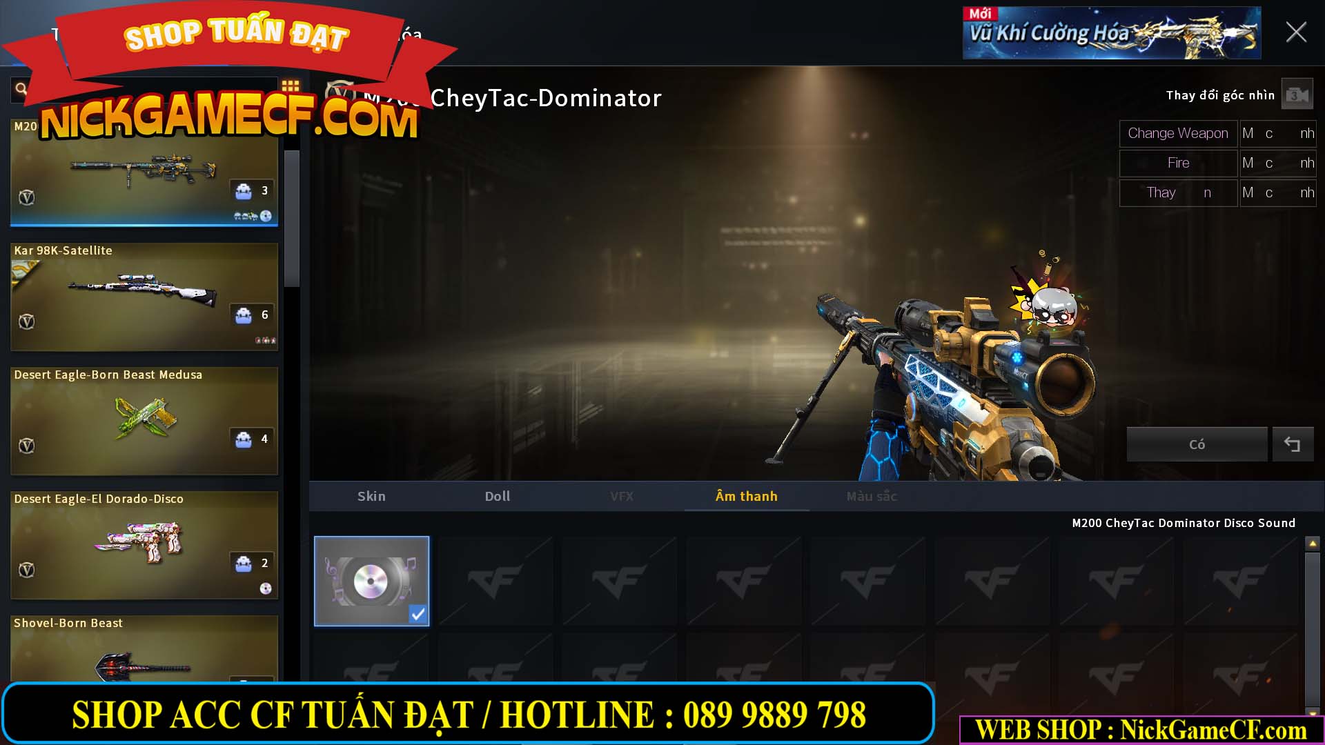 MÃ CF14963 - GIÁ : 3999K - CHIẾN C4 XỊN XÒ - SOUND M200 - VIP5