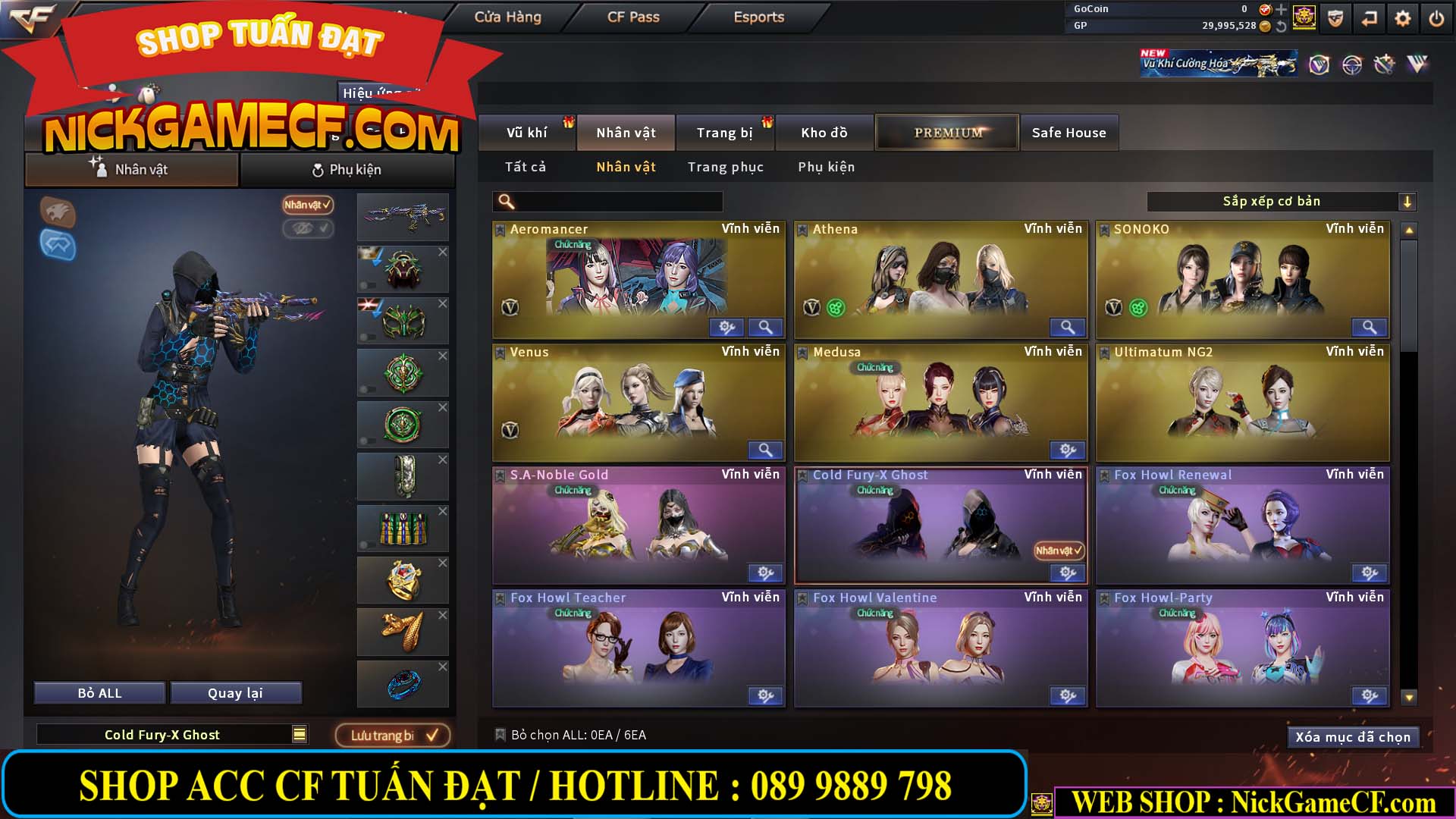 MÃ CF14966 - GIÁ : 7M5 - CHIẾN ZOM + C4 - 62 VIP - VIP5