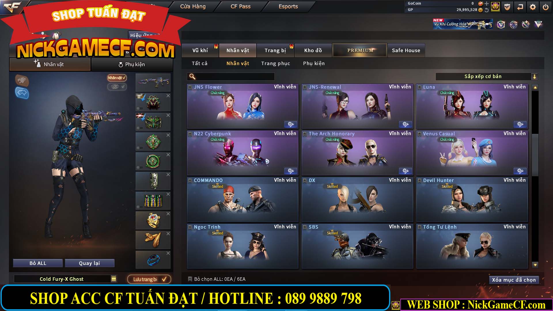 MÃ CF14966 - GIÁ : 7M5 - CHIẾN ZOM + C4 - 62 VIP - VIP5