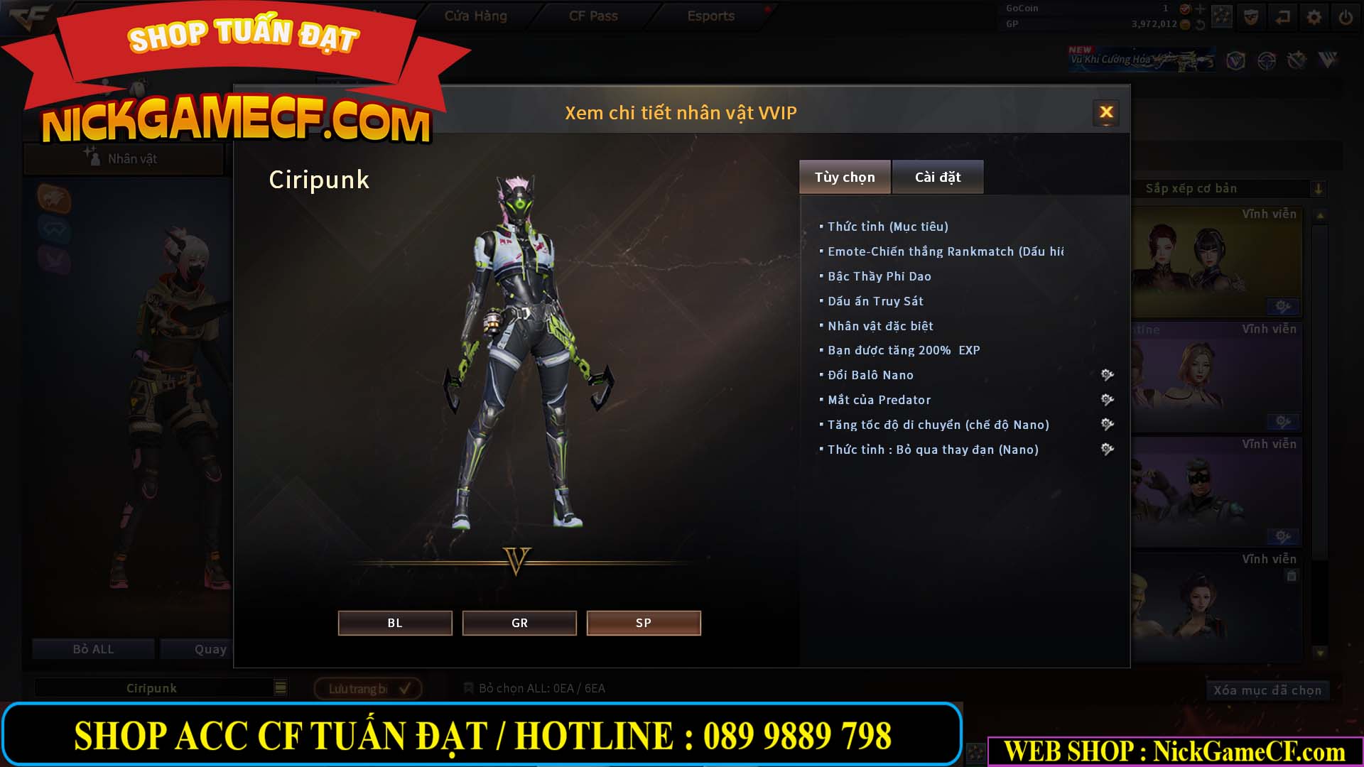 MÃ CF14974 - GIÁ : 1999K - CHIẾN ZOM SIÊU NHỎ XINH - GẦN VIP5