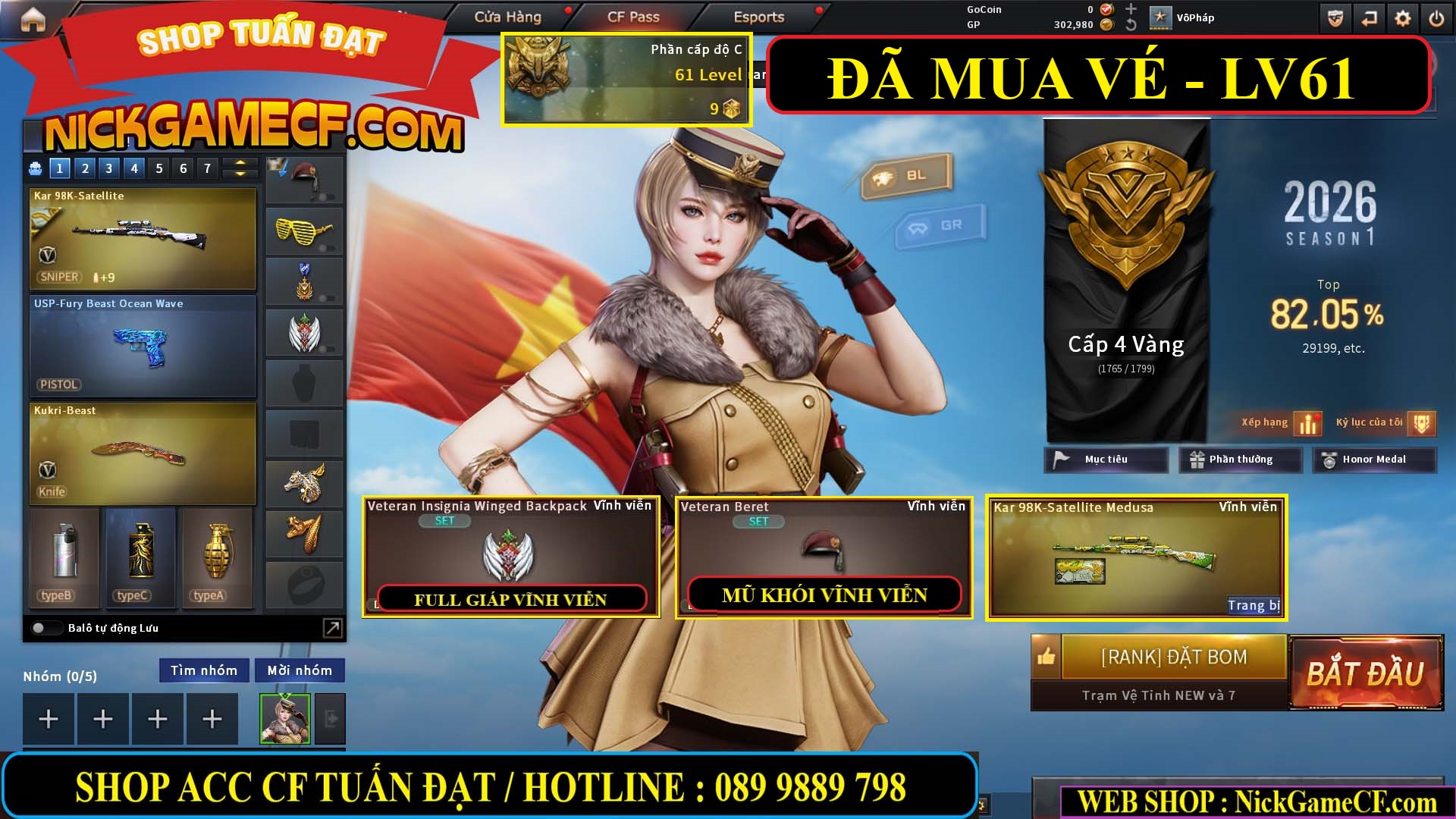 MÃ CF14975 - GIÁ : 1450K - CHIẾN C4 SIÊU NHỎ XINH