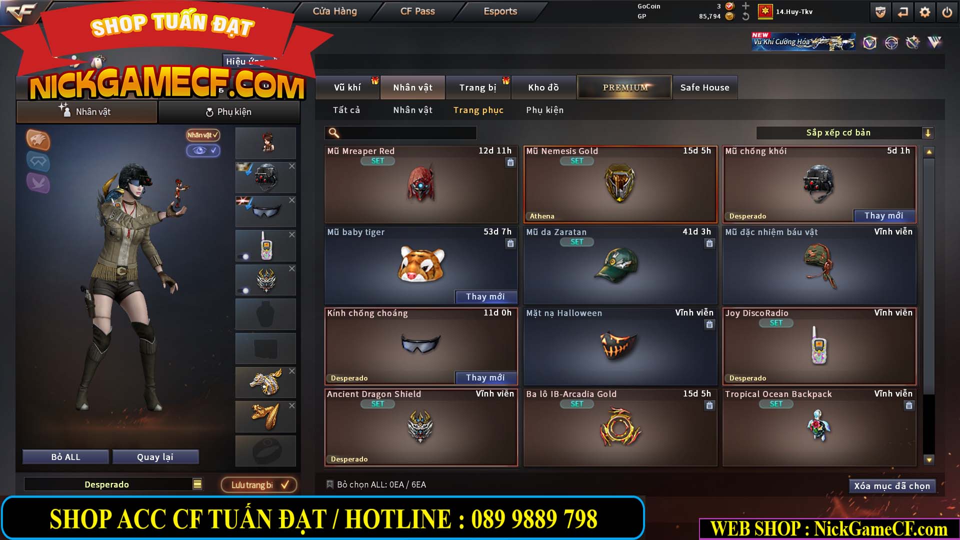 MÃ CF15020 - GIÁ : 5999K - CHIẾN FULL ZOM ĐẸP LUÔN