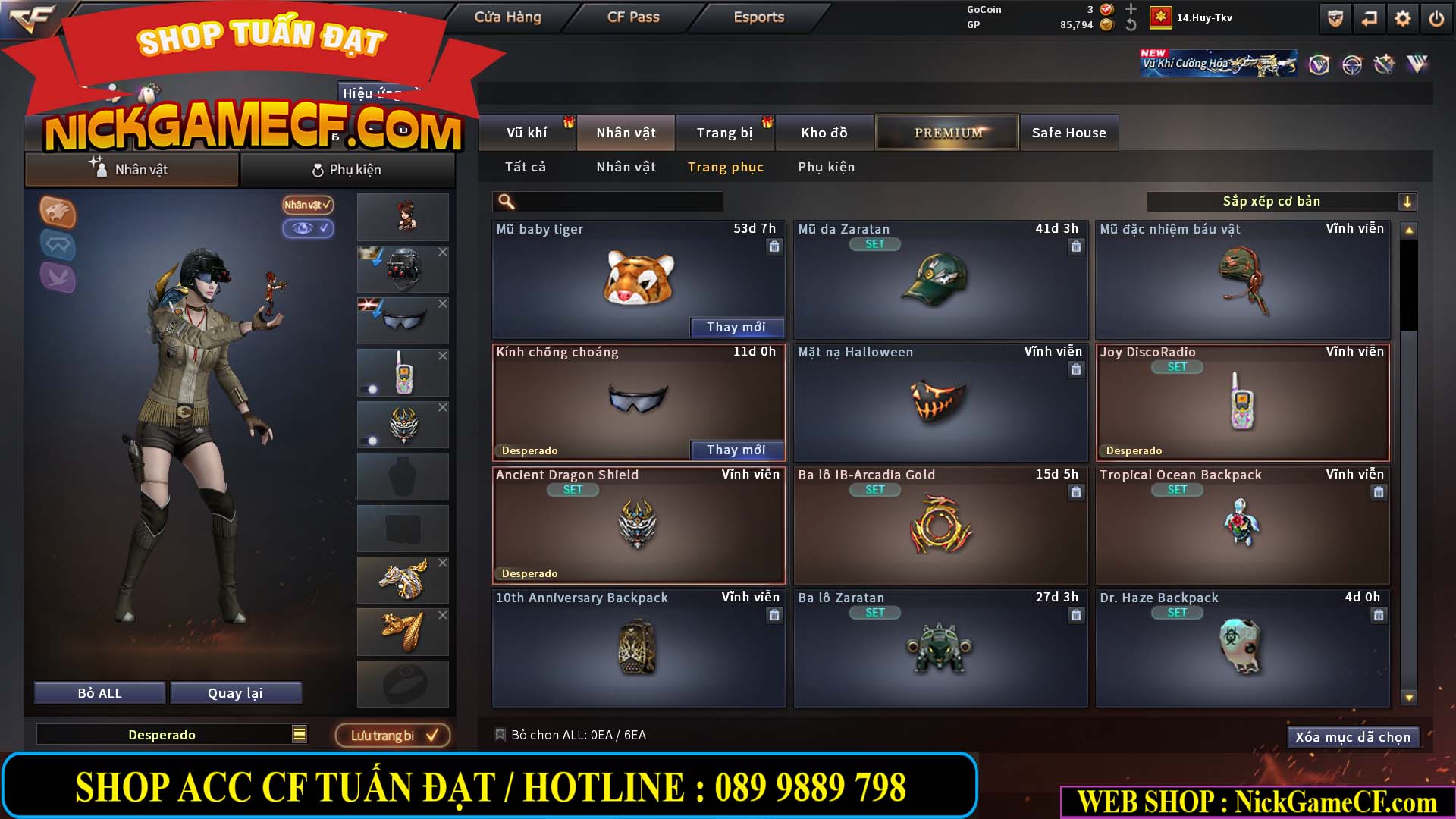 MÃ CF15020 - GIÁ : 5999K - CHIẾN FULL ZOM ĐẸP LUÔN