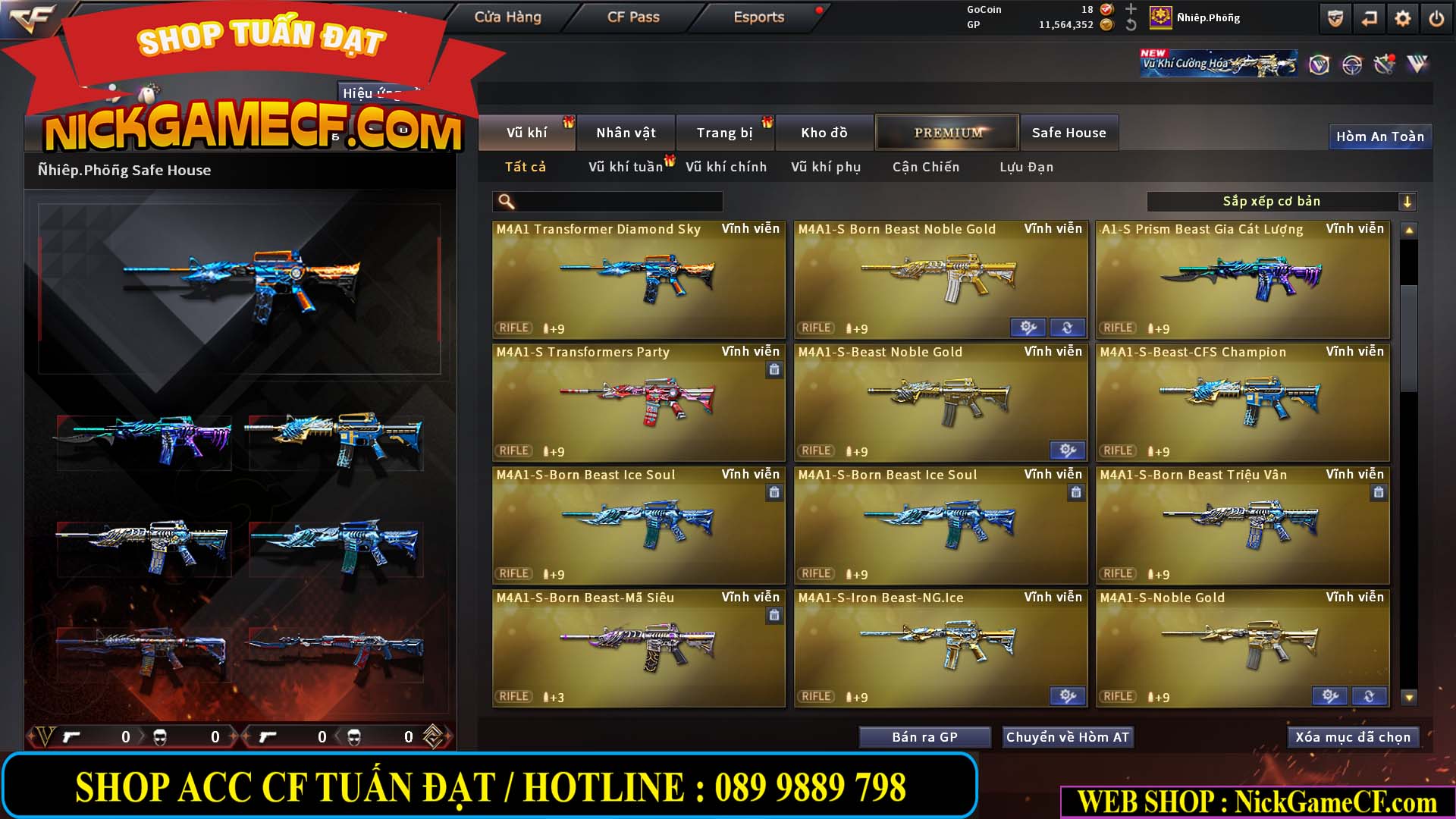 MÃ CF15179 - GIÁ : 15M5 - SIÊU PHẨM VIP 8 - FULL C4