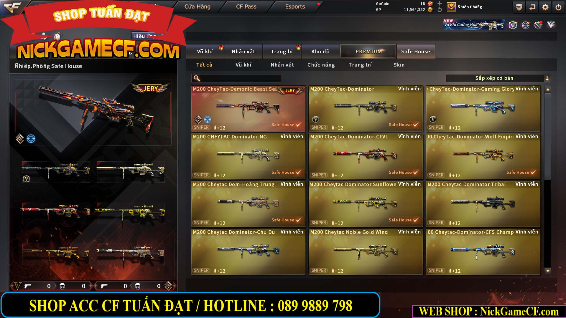 MÃ CF15179 - GIÁ : 15M5 - SIÊU PHẨM VIP 8 - FULL C4