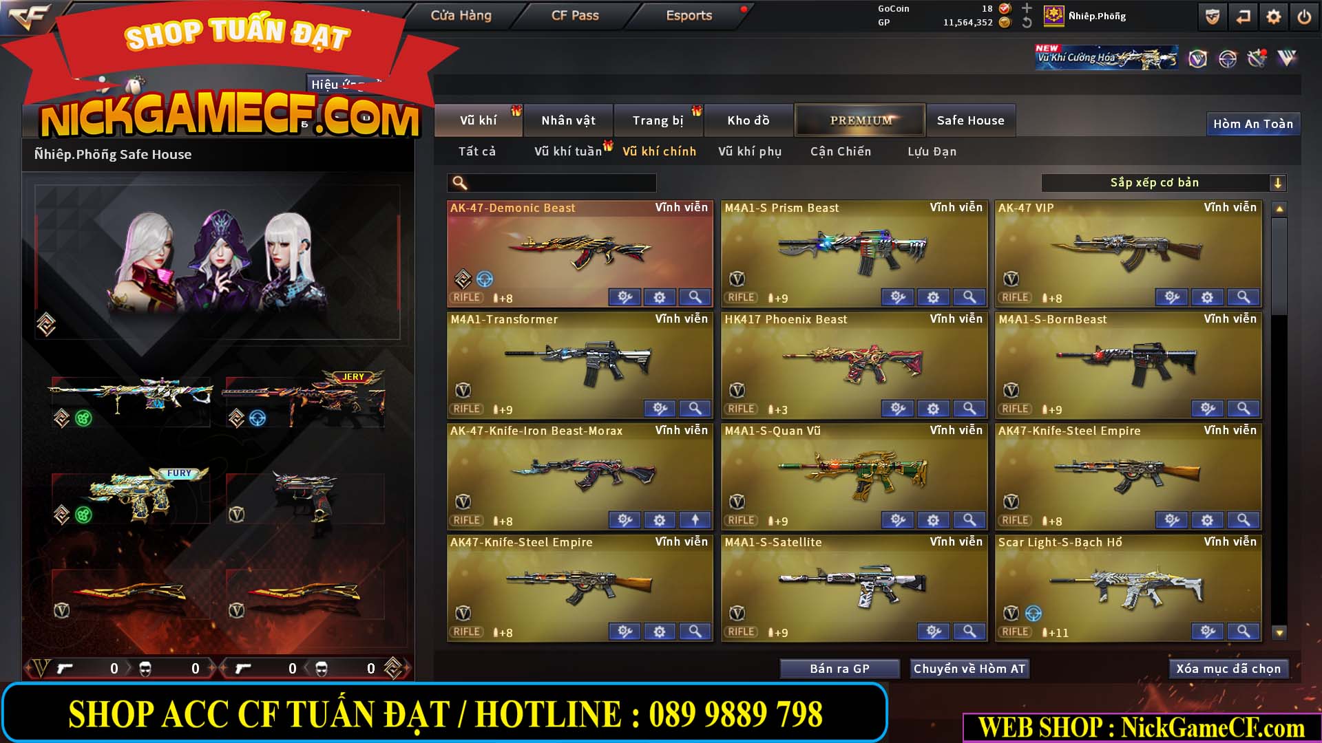 MÃ CF15179 - GIÁ : 15M5 - SIÊU PHẨM VIP 8 - FULL C4