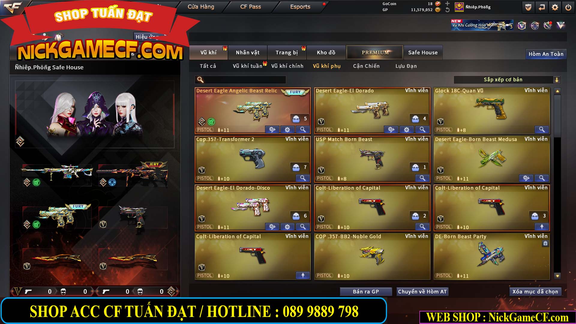 MÃ CF15179 - GIÁ : 15M5 - SIÊU PHẨM VIP 8 - FULL C4