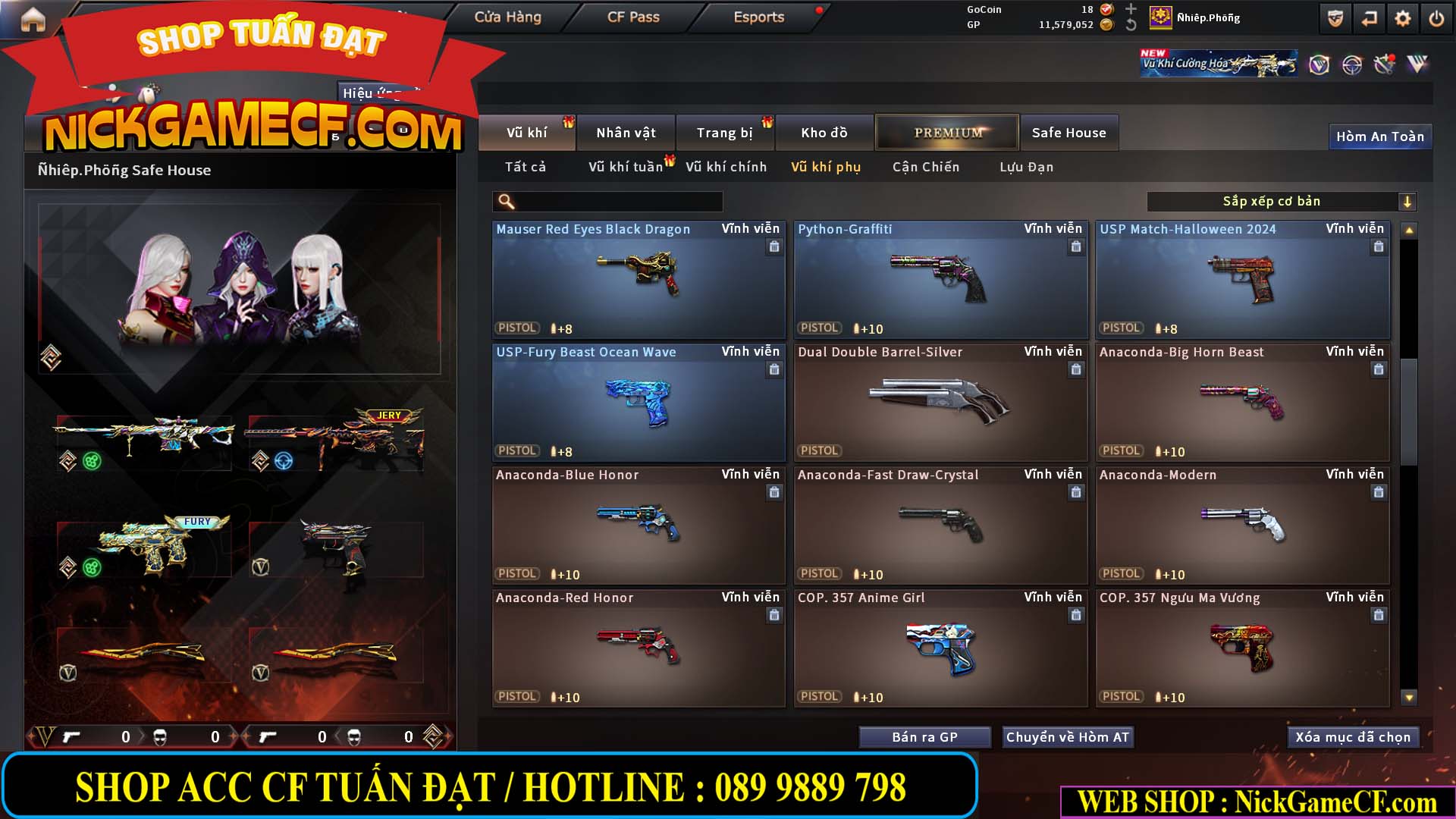 MÃ CF15179 - GIÁ : 15M5 - SIÊU PHẨM VIP 8 - FULL C4