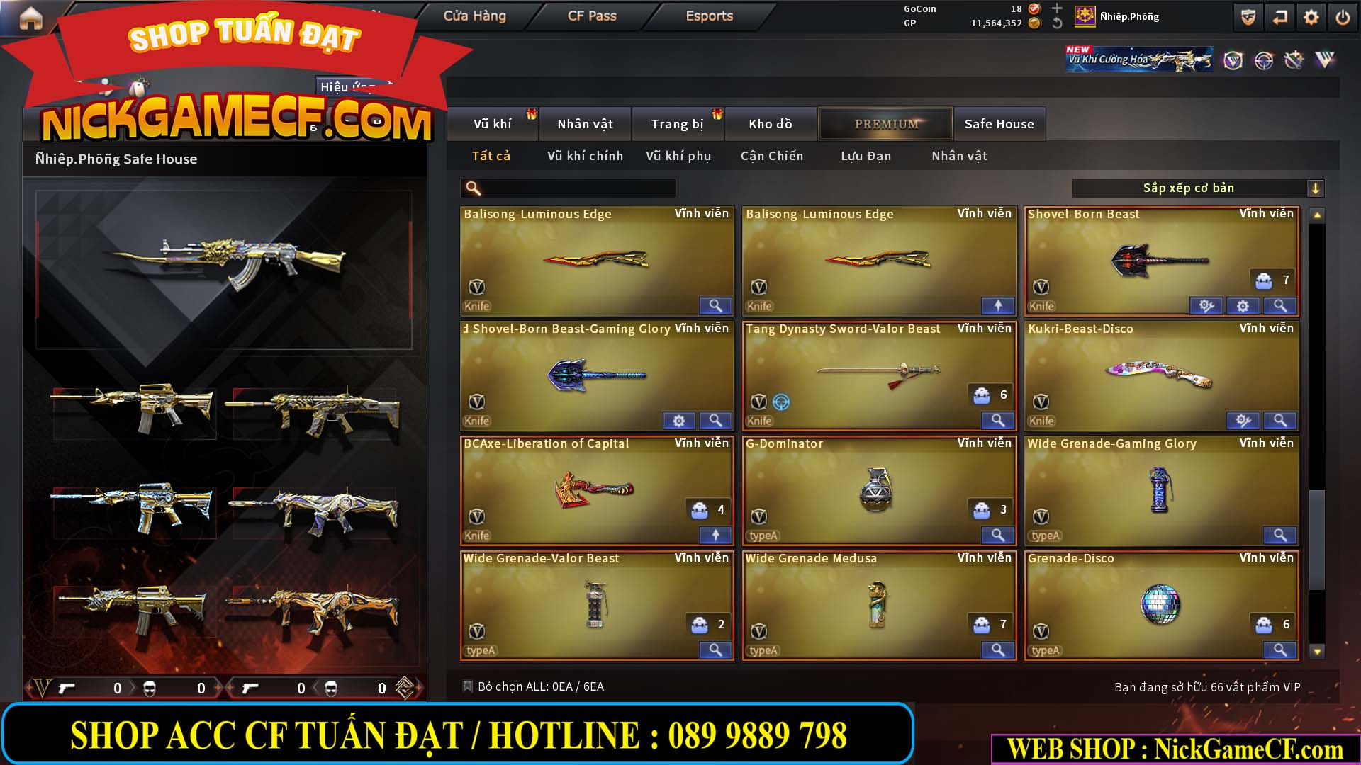 MÃ CF15179 - GIÁ : 15M5 - SIÊU PHẨM VIP 8 - FULL C4