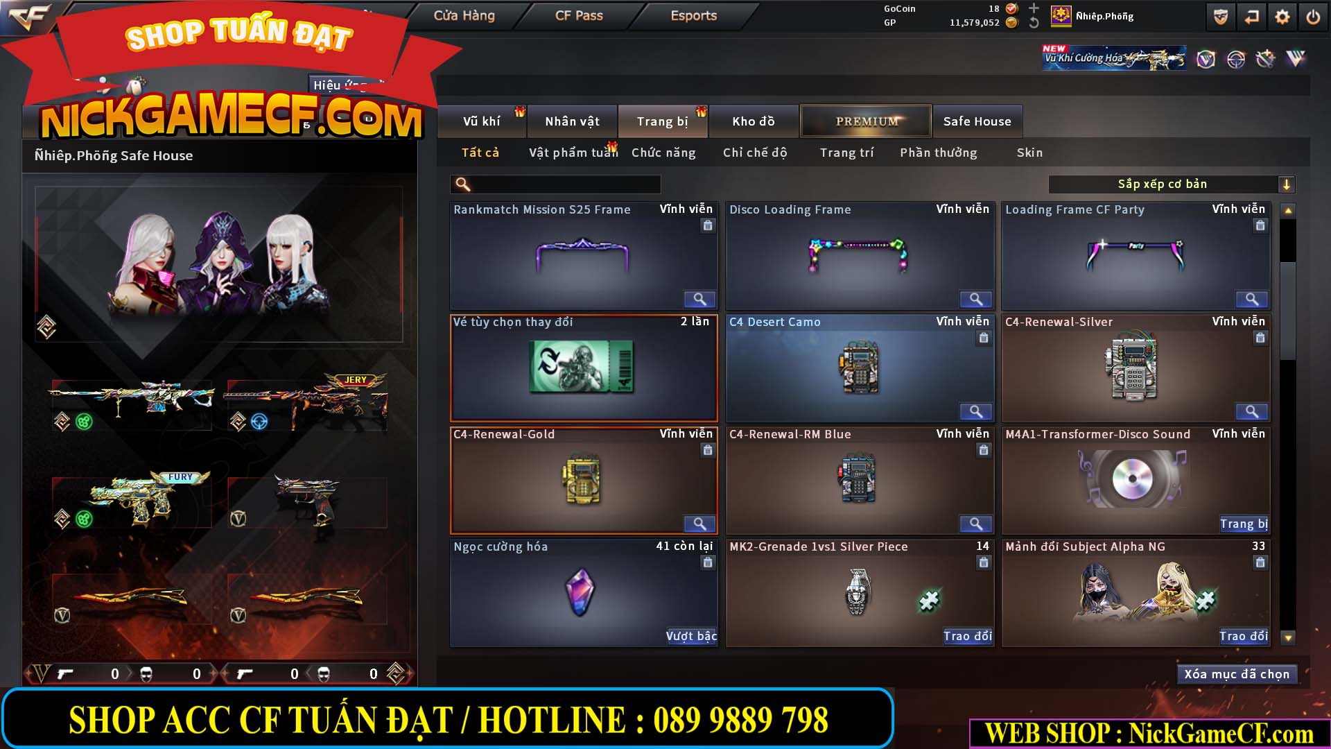 MÃ CF15179 - GIÁ : 15M5 - SIÊU PHẨM VIP 8 - FULL C4