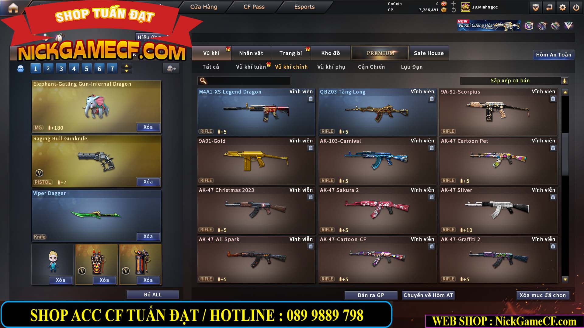 MÃ CF15182 - GIÁ : 6M5 - CHIẾN FULL ZOM + C4 - 55 VIP - VIP6