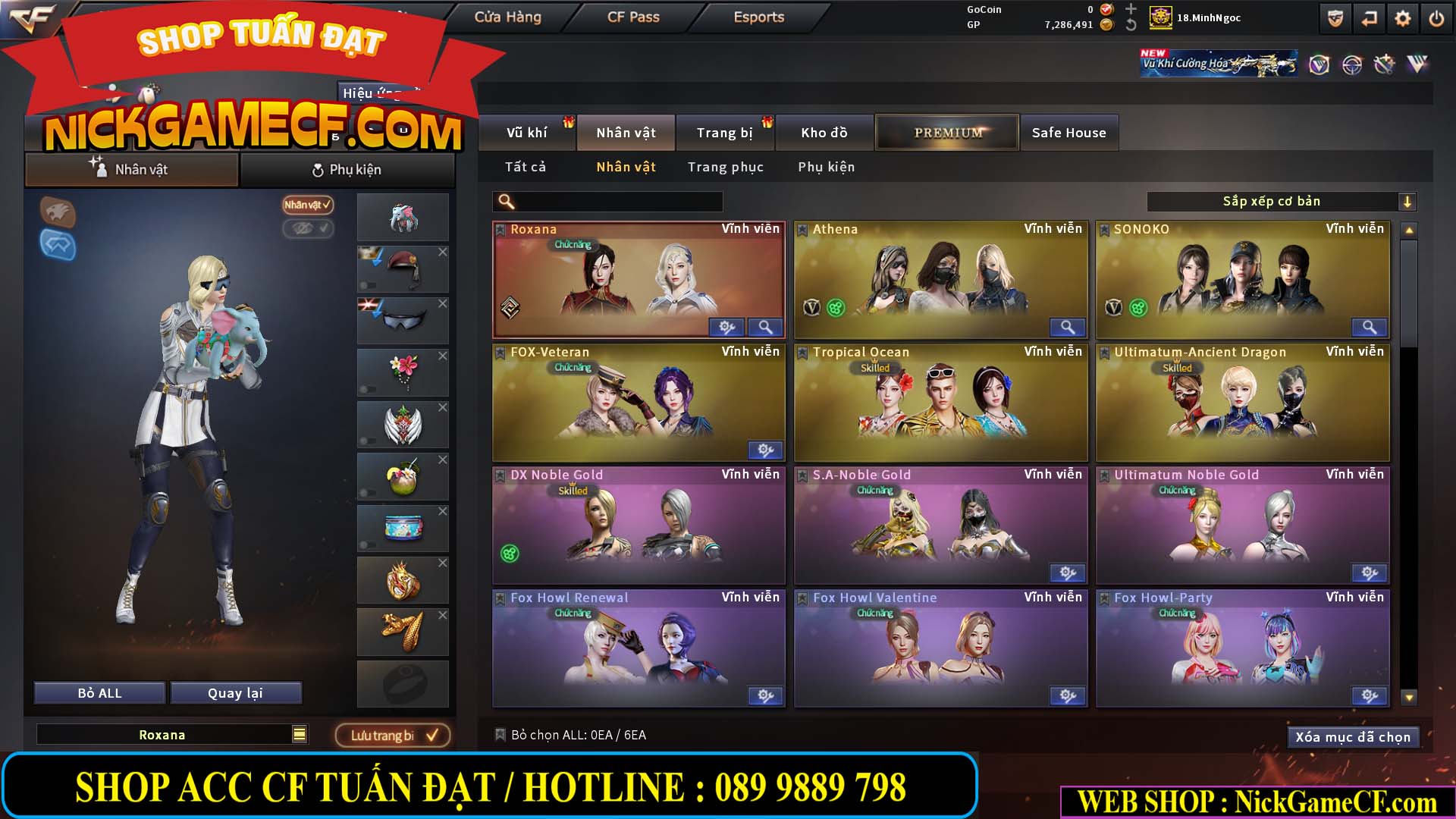 MÃ CF15182 - GIÁ : 6M5 - CHIẾN FULL ZOM + C4 - 55 VIP - VIP6