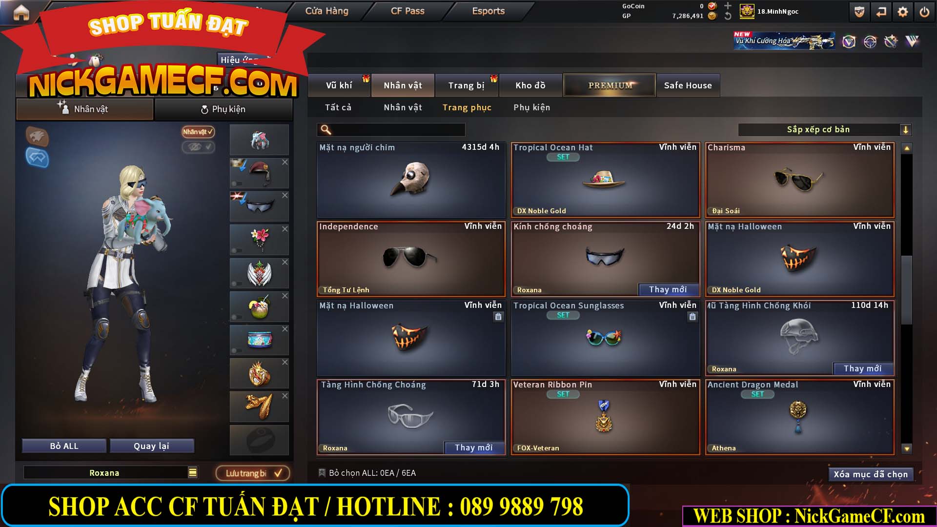 MÃ CF15182 - GIÁ : 6M5 - CHIẾN FULL ZOM + C4 - 55 VIP - VIP6