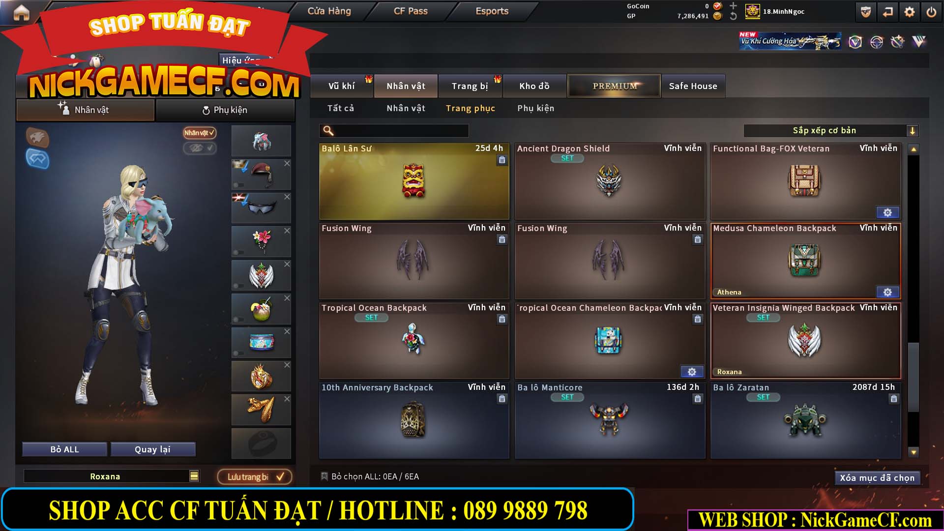 MÃ CF15182 - GIÁ : 6M5 - CHIẾN FULL ZOM + C4 - 55 VIP - VIP6