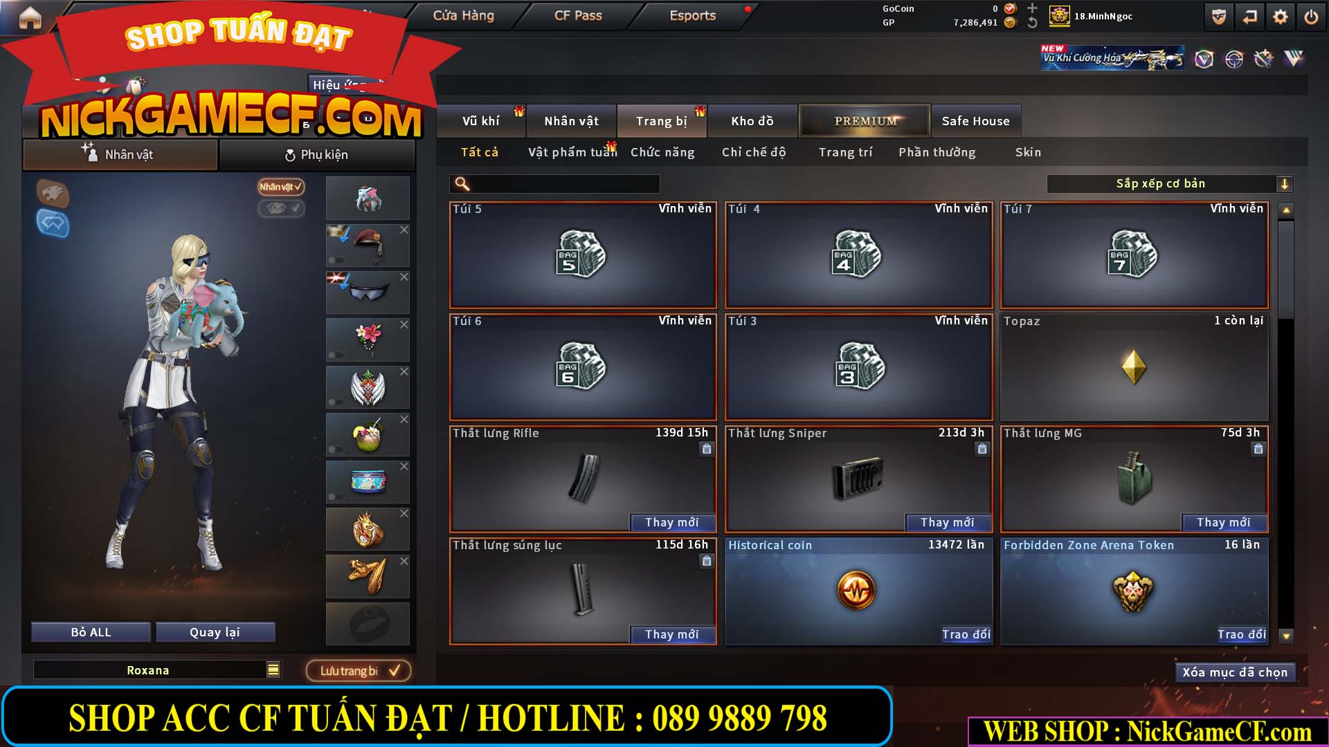 MÃ CF15182 - GIÁ : 6M5 - CHIẾN FULL ZOM + C4 - 55 VIP - VIP6