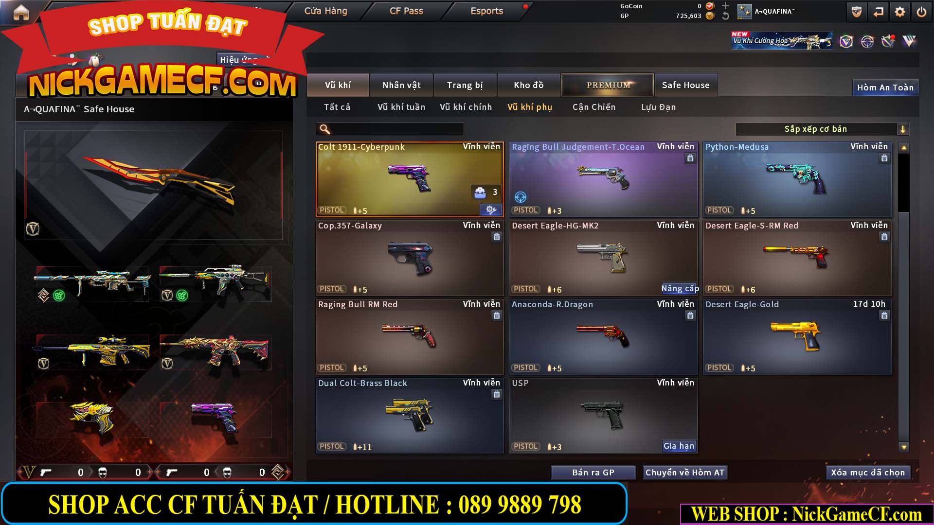 MÃ CF15217 - GIÁ : 3250K - CHIẾN C4 SNIP SIÊU XINH - 18 VIP - VIP4