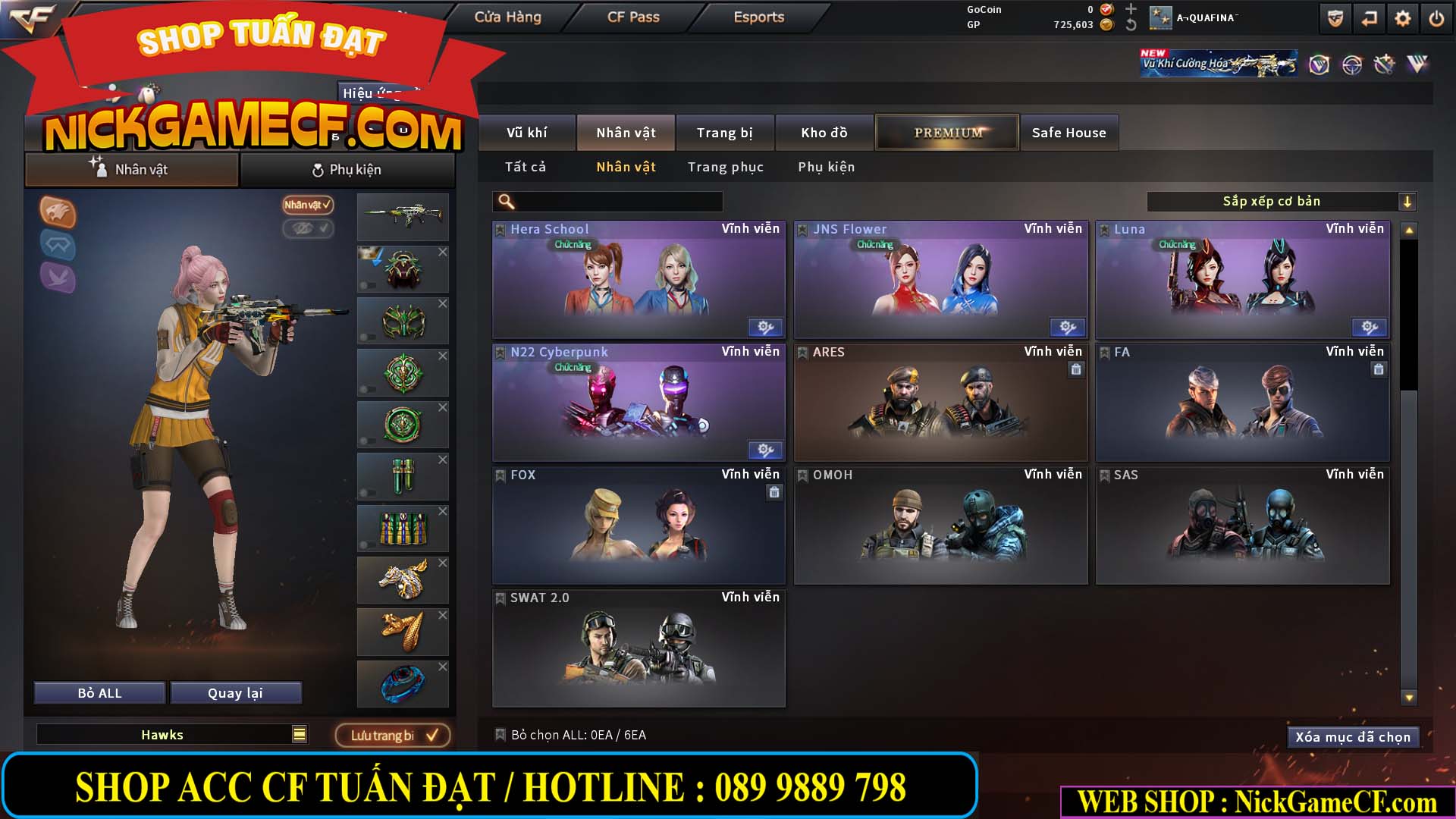 MÃ CF15217 - GIÁ : 3250K - CHIẾN C4 SNIP SIÊU XINH - 18 VIP - VIP4