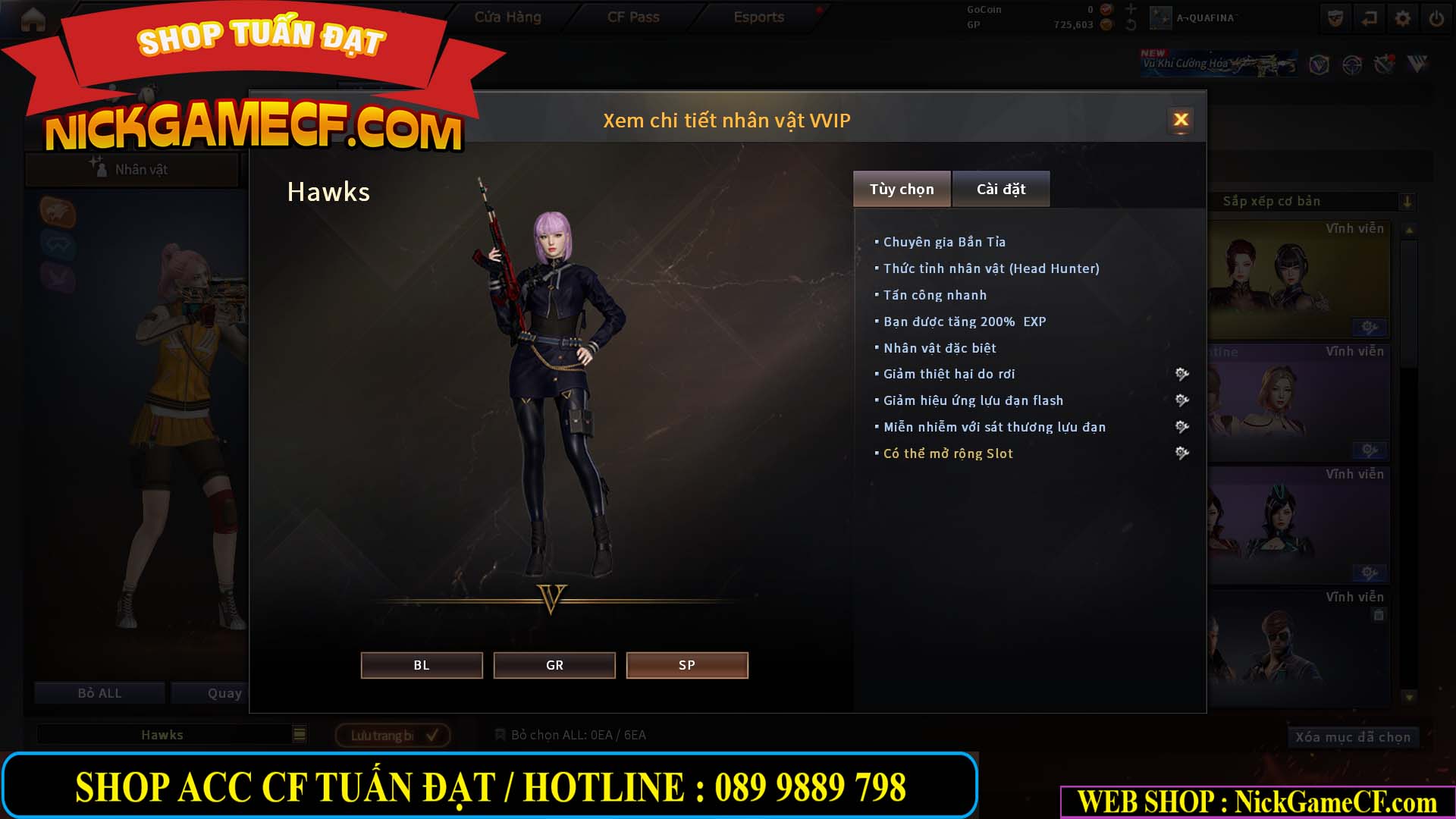 MÃ CF15217 - GIÁ : 3250K - CHIẾN C4 SNIP SIÊU XINH - 18 VIP - VIP4