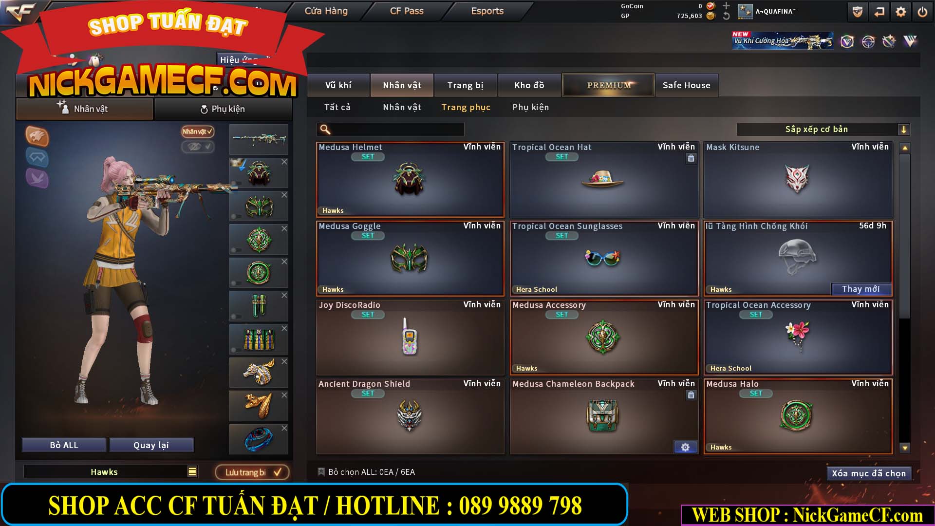 MÃ CF15217 - GIÁ : 3250K - CHIẾN C4 SNIP SIÊU XINH - 18 VIP - VIP4