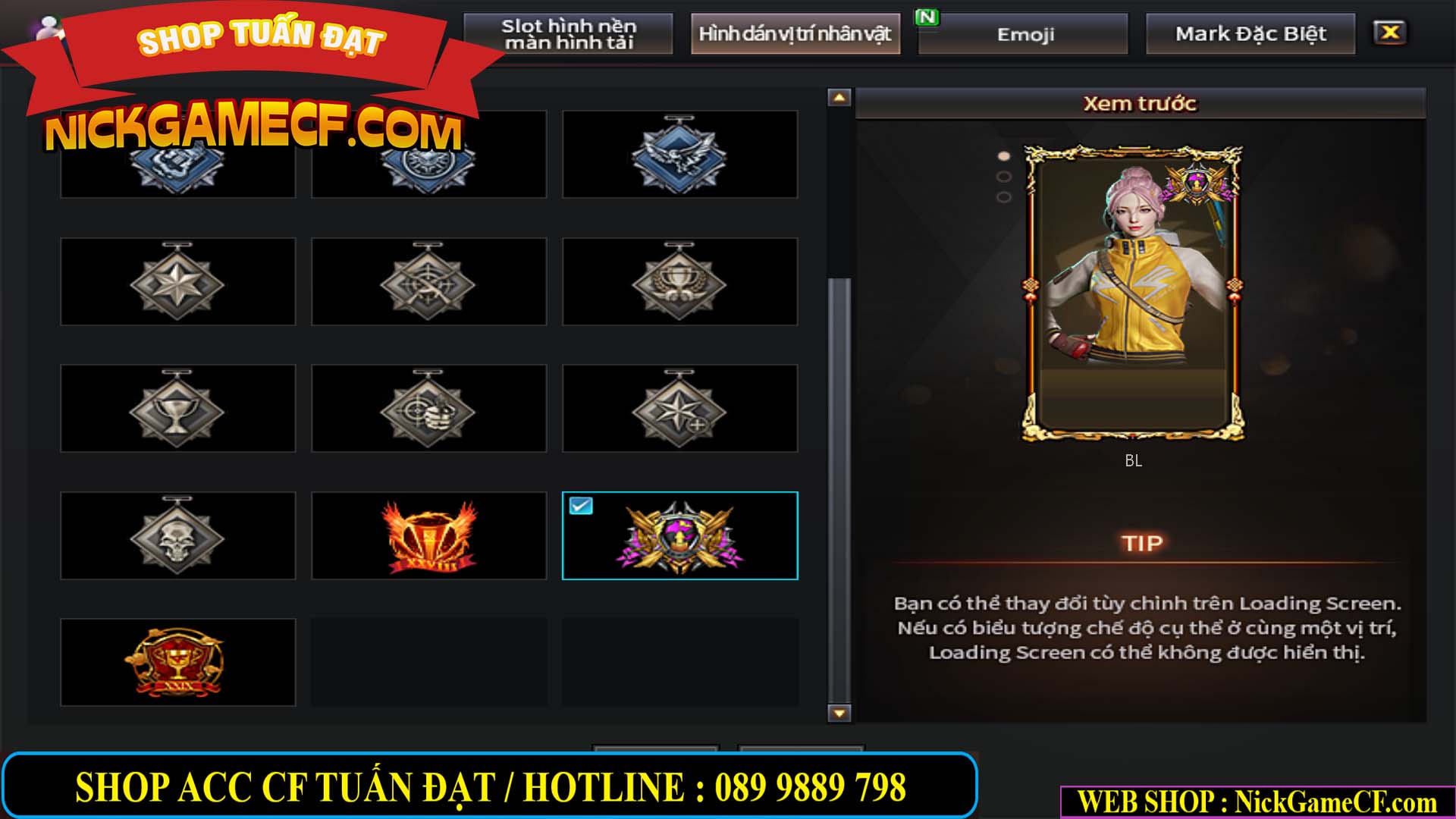 MÃ CF15217 - GIÁ : 3250K - CHIẾN C4 SNIP SIÊU XINH - 18 VIP - VIP4