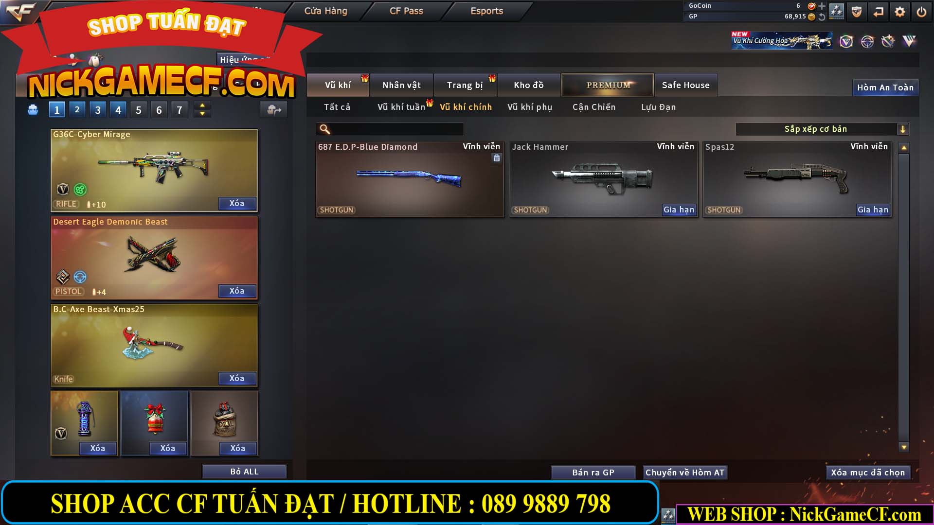 MÃ CF15220 - GIÁ : 2350K - CHIẾN C4 SIÊU XINH - GẦN VIP5