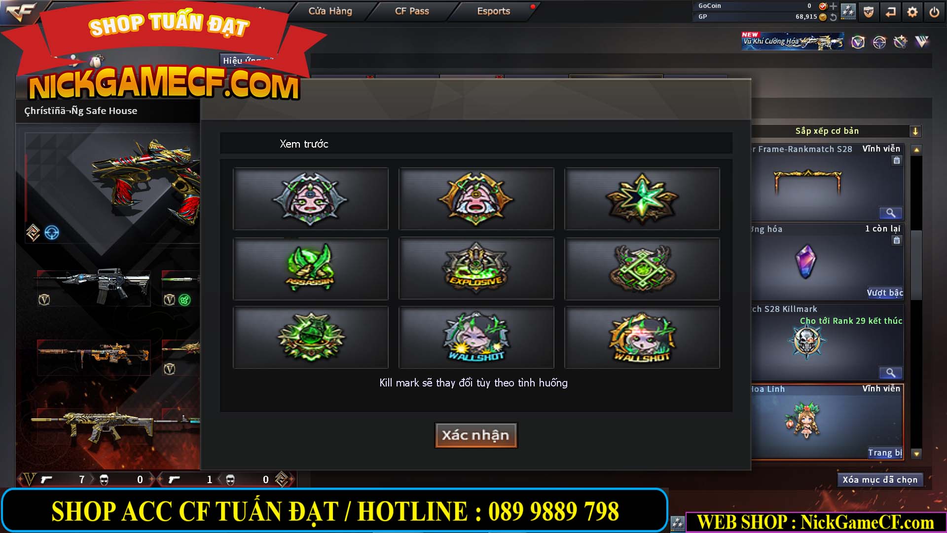 MÃ CF15220 - GIÁ : 2350K - CHIẾN C4 SIÊU XINH - GẦN VIP5