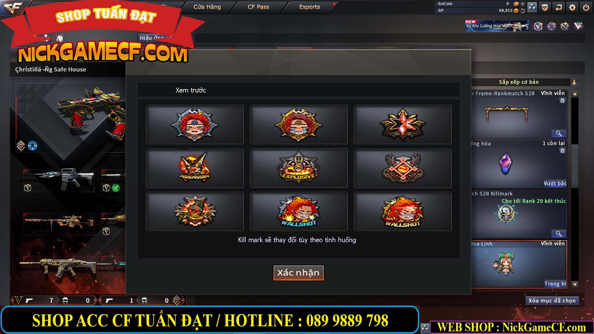 MÃ CF15220 - GIÁ : 2350K - CHIẾN C4 SIÊU XINH - GẦN VIP5