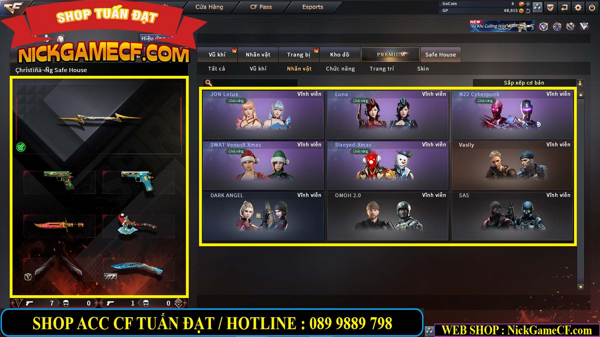 MÃ CF15220 - GIÁ : 2350K - CHIẾN C4 SIÊU XINH - GẦN VIP5