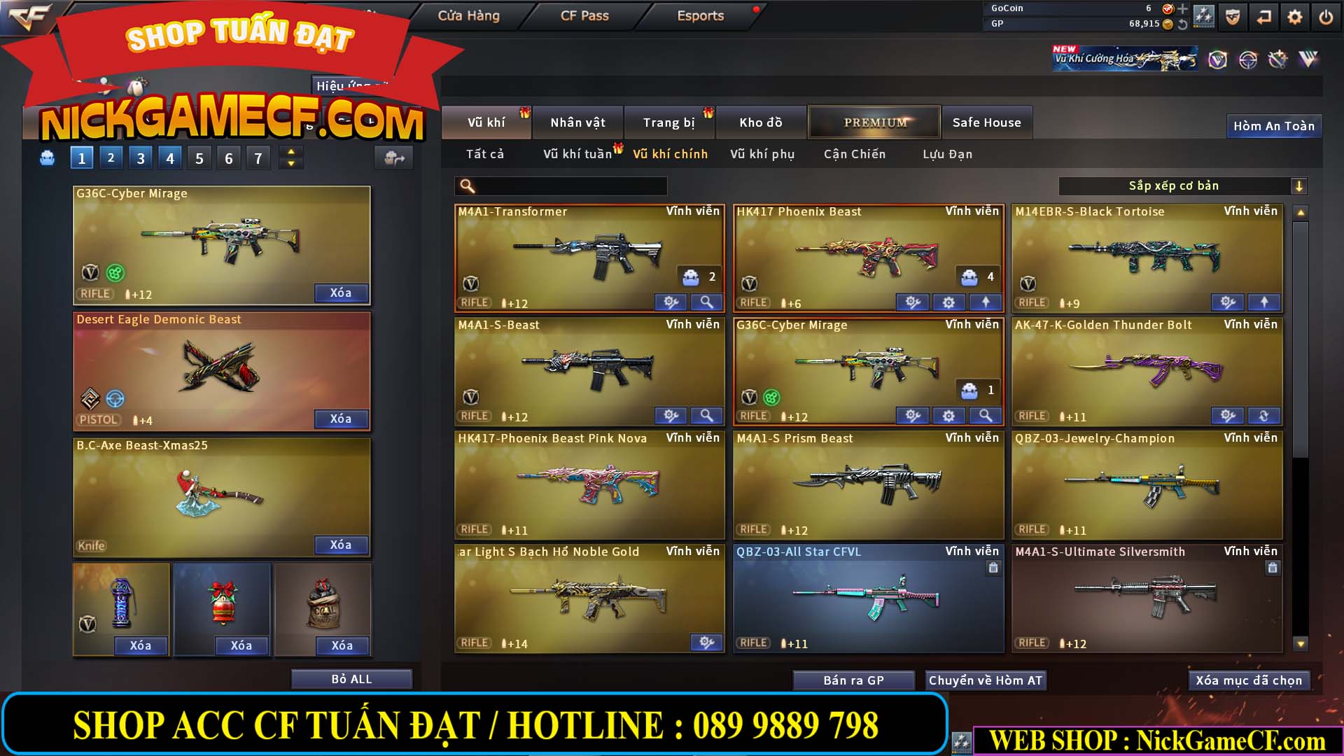 MÃ CF15220 - GIÁ : 2350K - CHIẾN C4 SIÊU XINH - GẦN VIP5