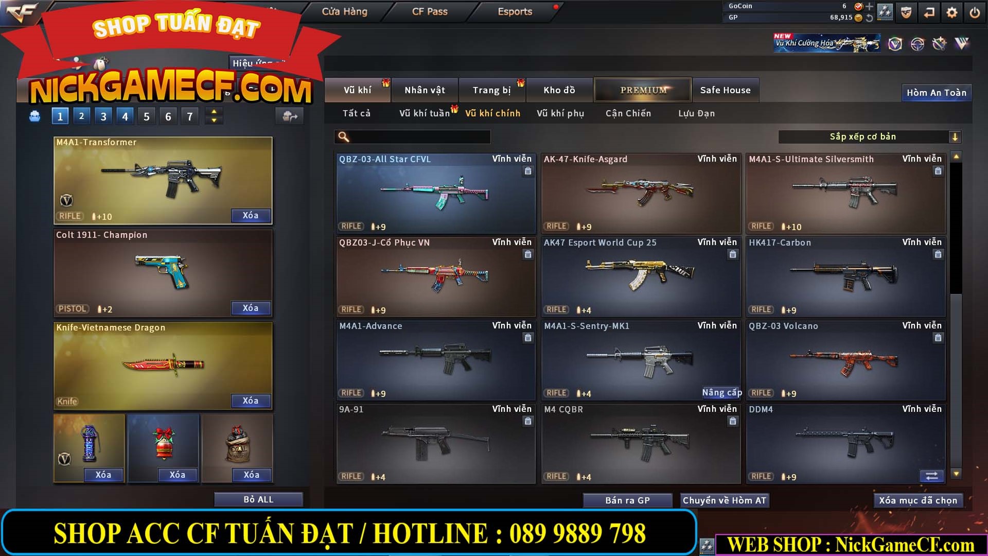 MÃ CF15220 - GIÁ : 2350K - CHIẾN C4 SIÊU XINH - GẦN VIP5