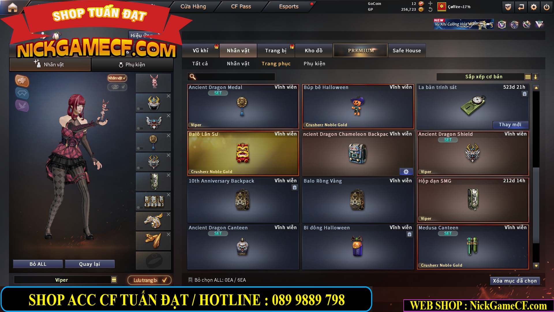 MÃ CF15237 - GIÁ : 2950K - CHIẾN ZOM NHỎ XINH - VIP4