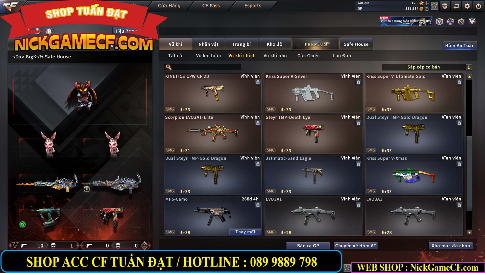 MÃ CF15237 - GIÁ : 2950K - CHIẾN ZOM NHỎ XINH - VIP4