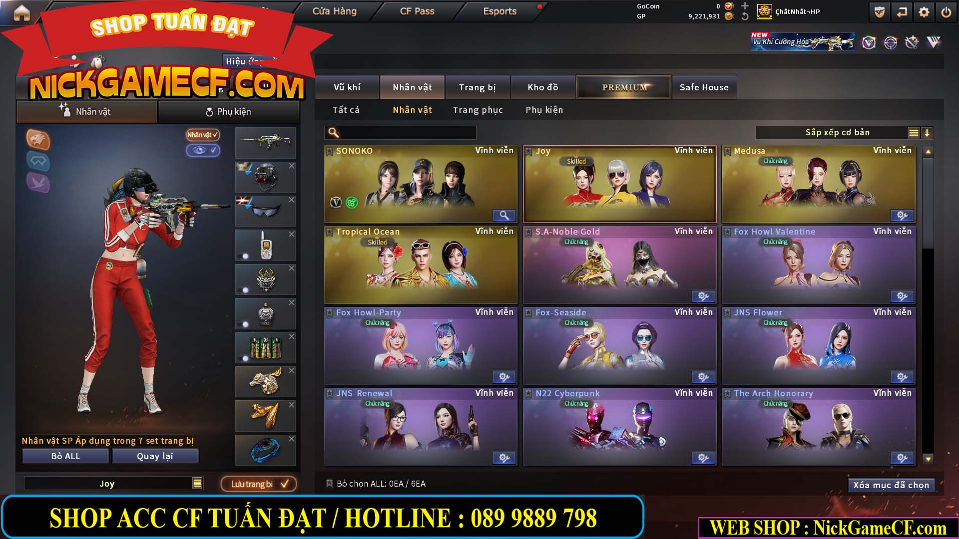 MÃ CF15238 - GIÁ : 4M5 - CHIẾN C4 XINH + ZOM THỦ - 32 VIP - VIP5