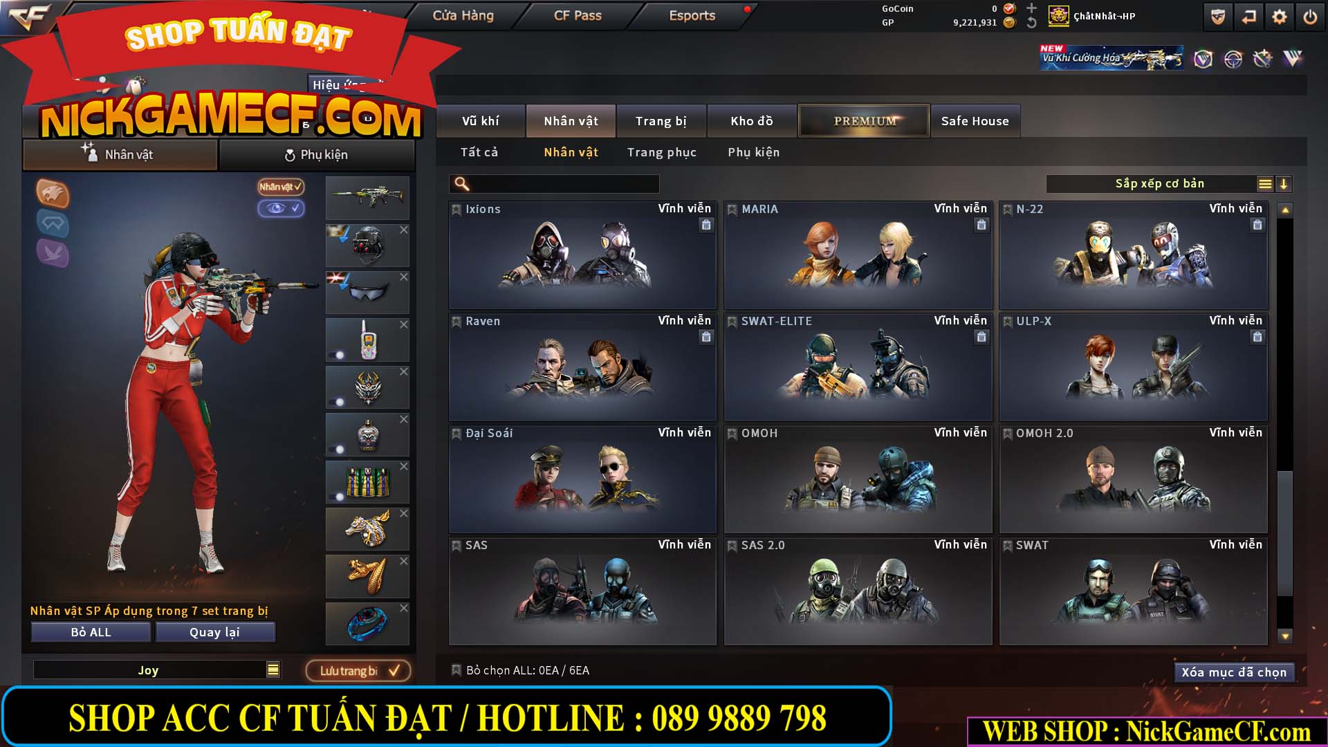 MÃ CF15238 - GIÁ : 4M5 - CHIẾN C4 XINH + ZOM THỦ - 32 VIP - VIP5