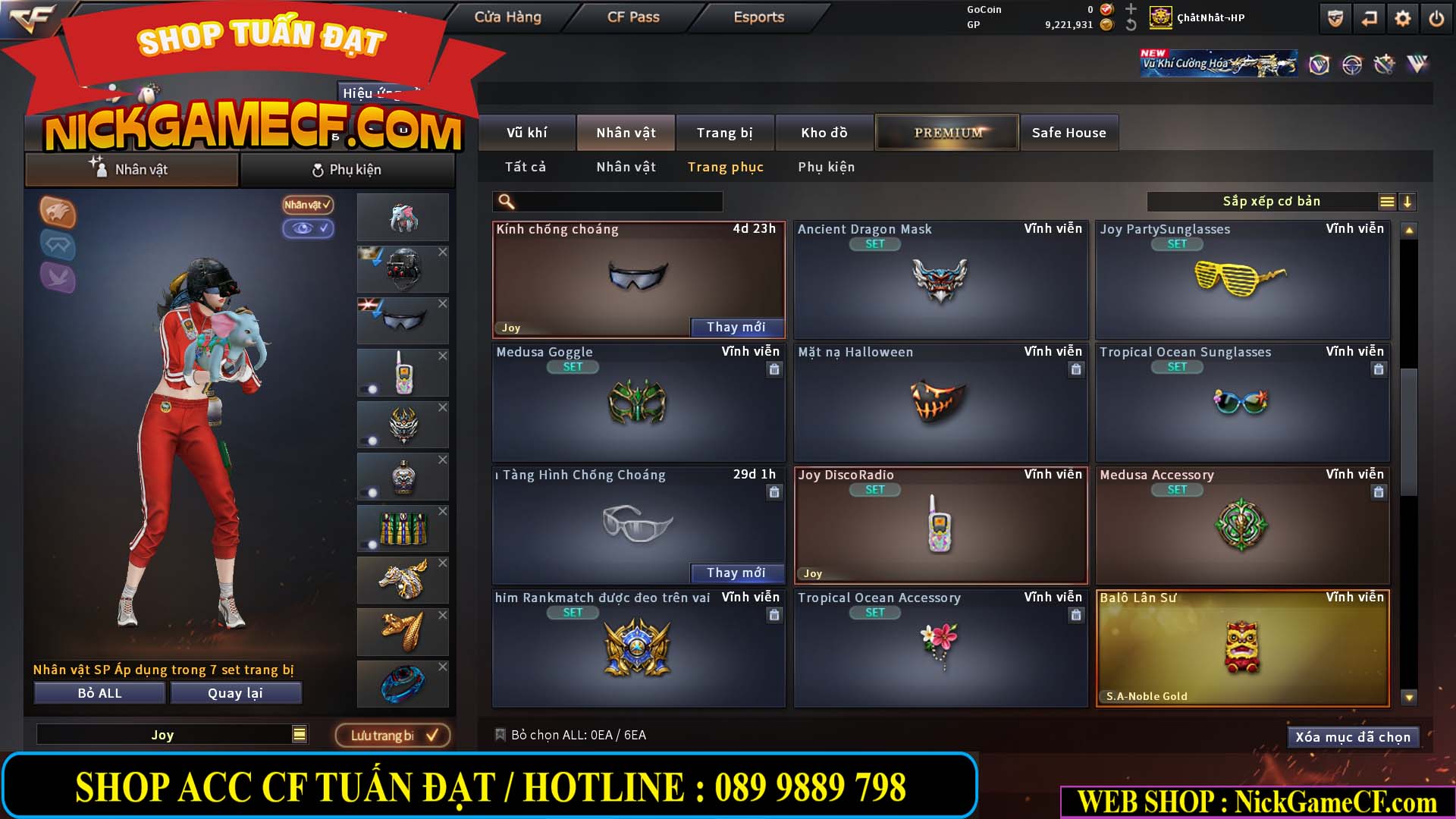 MÃ CF15238 - GIÁ : 4M5 - CHIẾN C4 XINH + ZOM THỦ - 32 VIP - VIP5