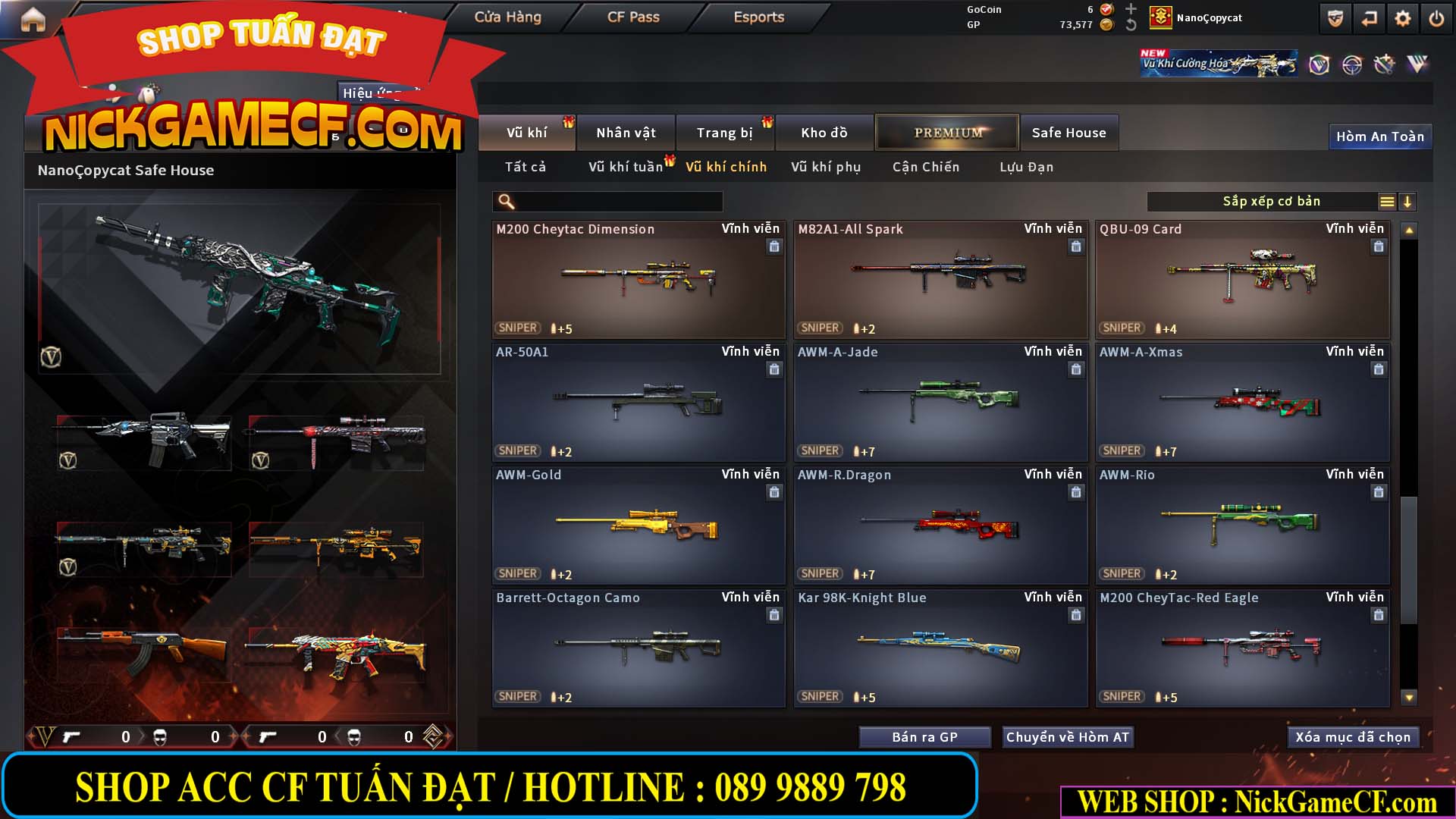 MÃ CF15239 - GIÁ : 2350K - CHIẾN C4 - ZOM NHẸ - 15 VIP - VIP4