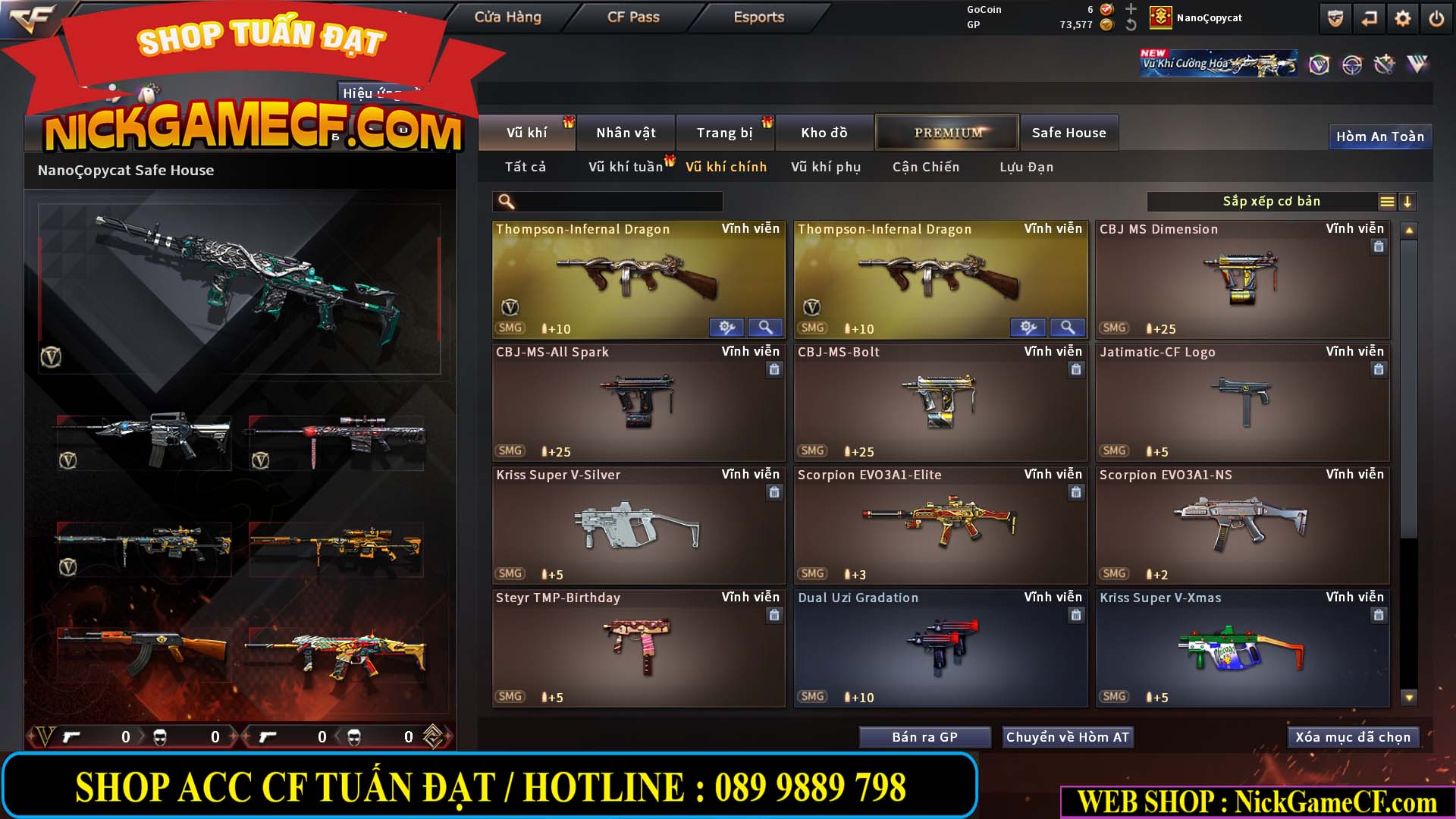 MÃ CF15239 - GIÁ : 2350K - CHIẾN C4 - ZOM NHẸ - 15 VIP - VIP4