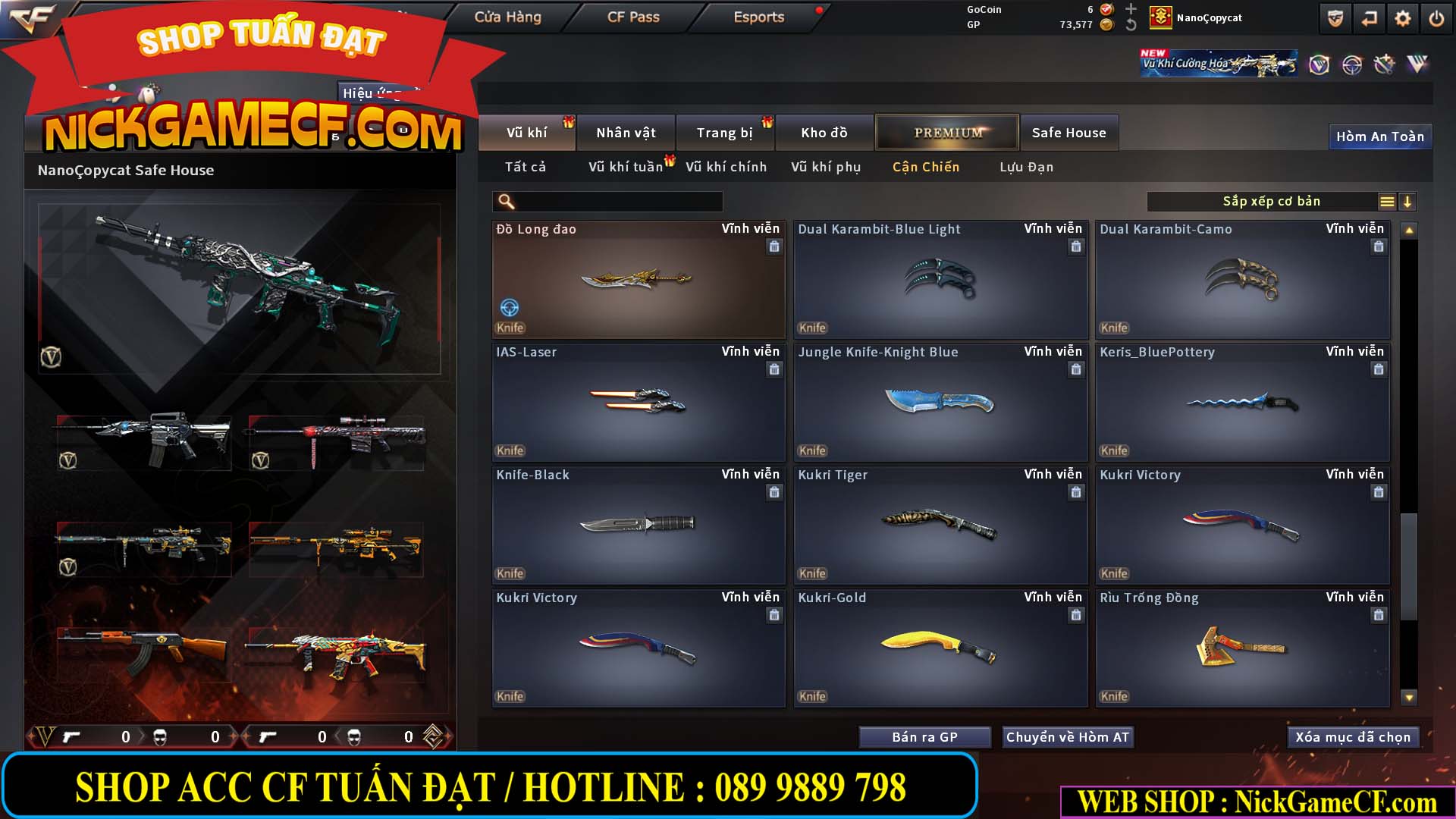 MÃ CF15239 - GIÁ : 2350K - CHIẾN C4 - ZOM NHẸ - 15 VIP - VIP4