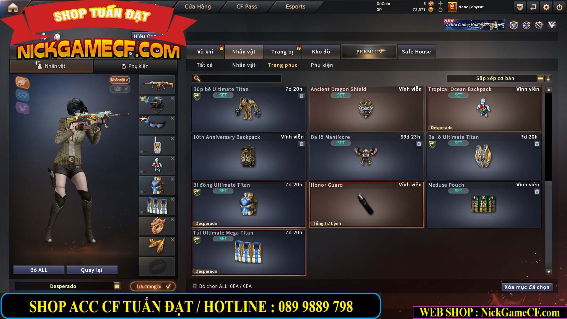 MÃ CF15239 - GIÁ : 2350K - CHIẾN C4 - ZOM NHẸ - 15 VIP - VIP4