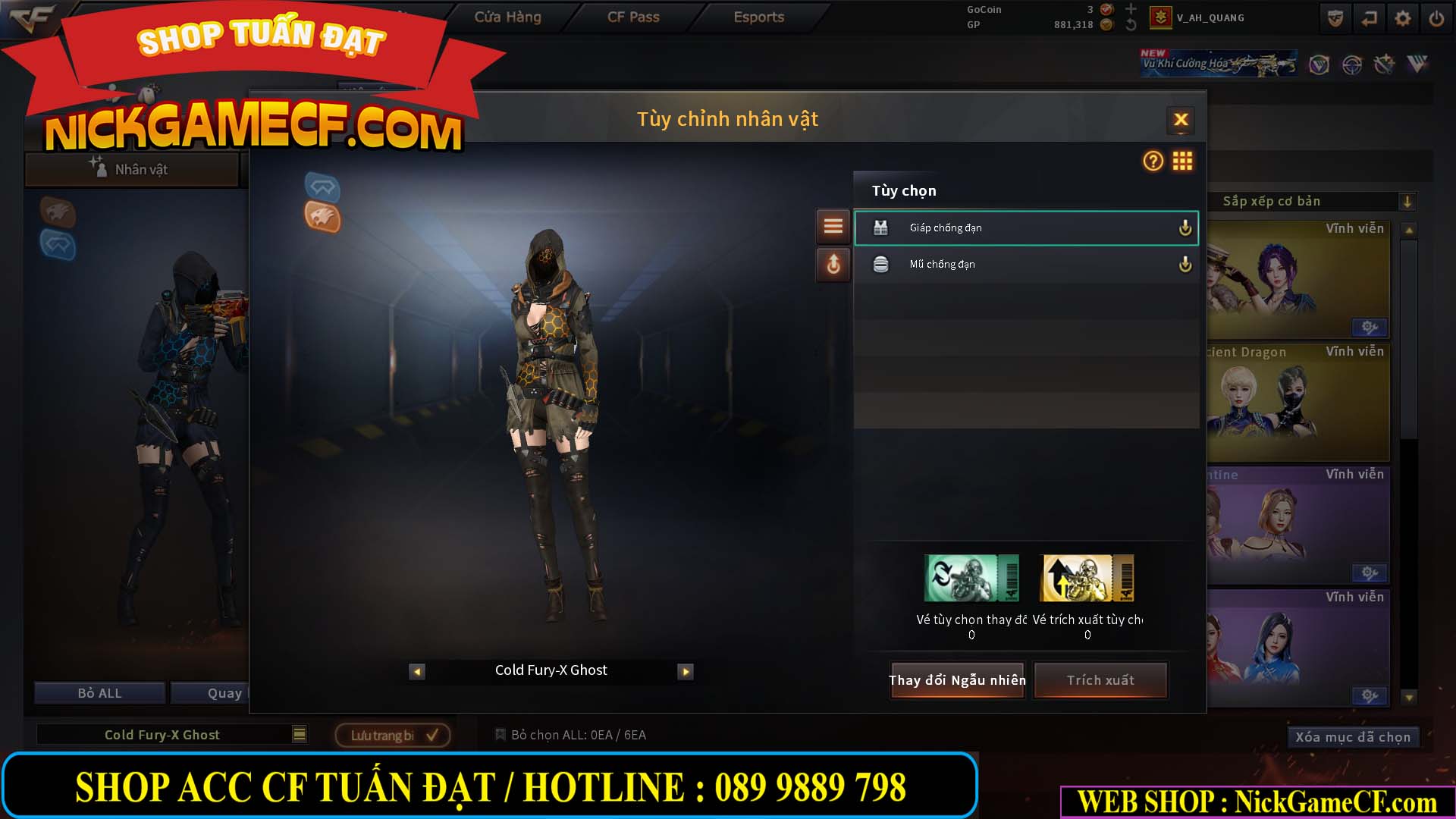 MÃ CF15244 - GIÁ : 2350K - CHIẾN C4 - ZOM NHẸ - 20 VIP - VIP5